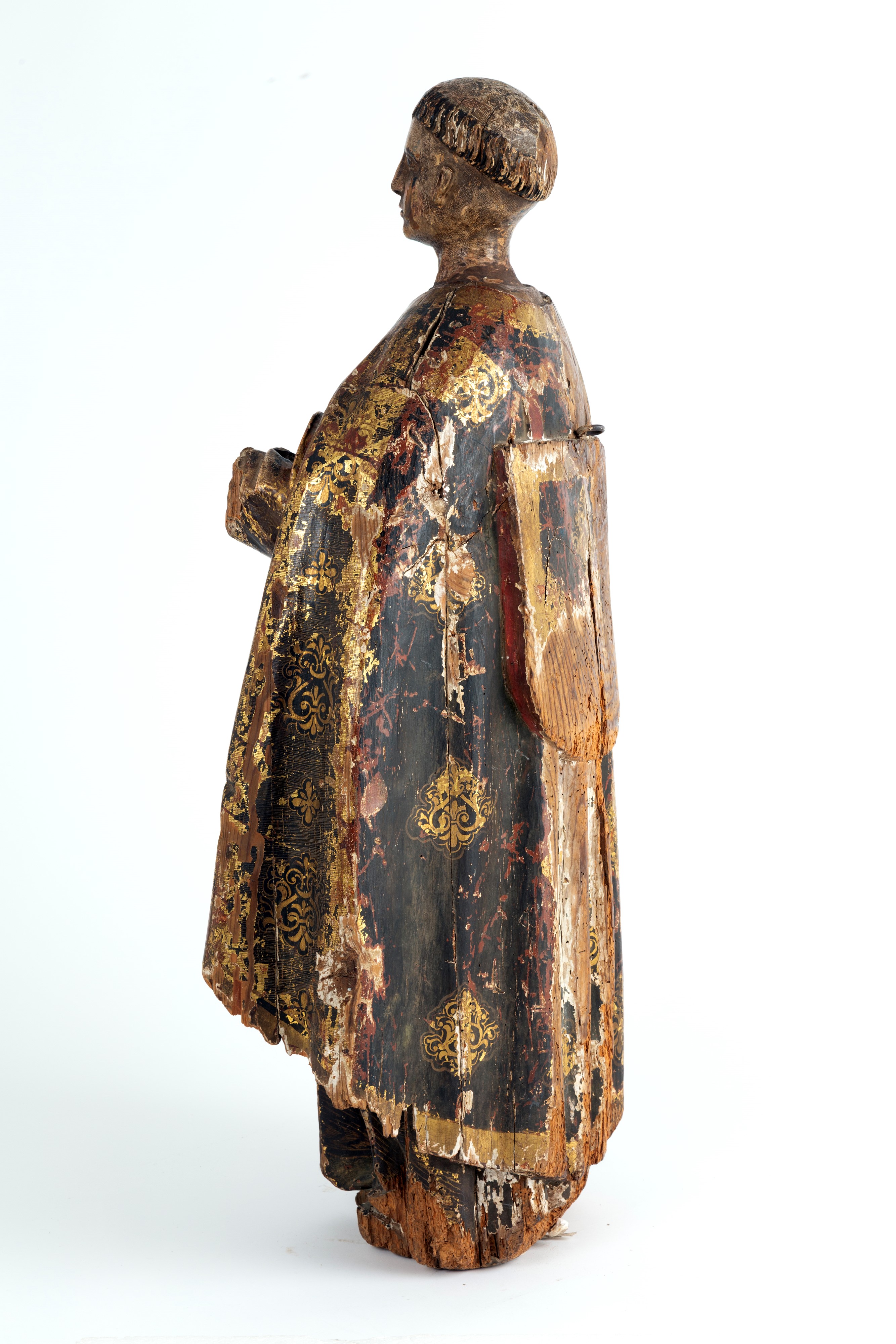 Scultura in legno, Santo Monaco (fine XVI secolo circa)