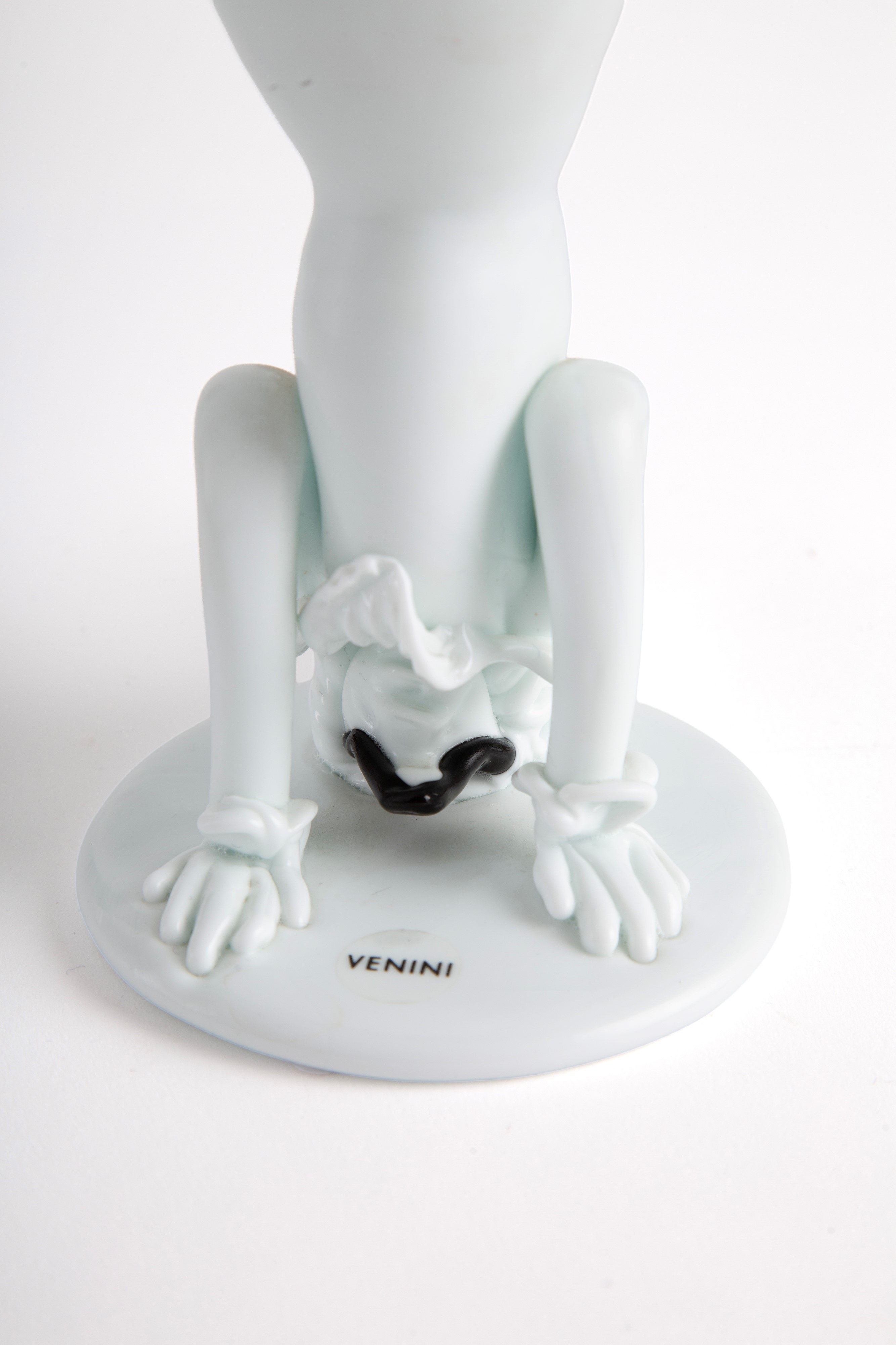 Fulvio Bianconi - Figurina "pulcinella a Testa in Giu'" per Venini