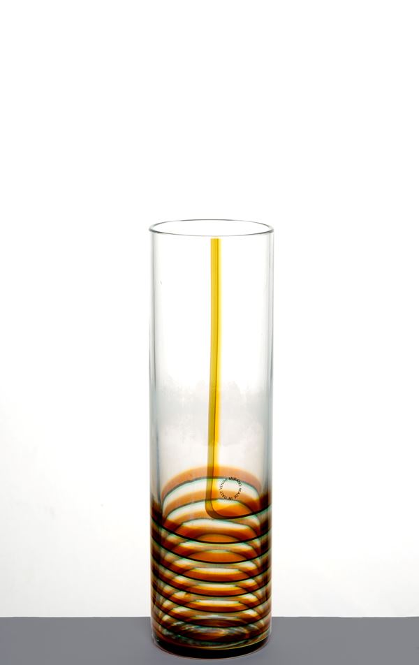 TONI ZUCCHERI - Bifilo vase for VENINI