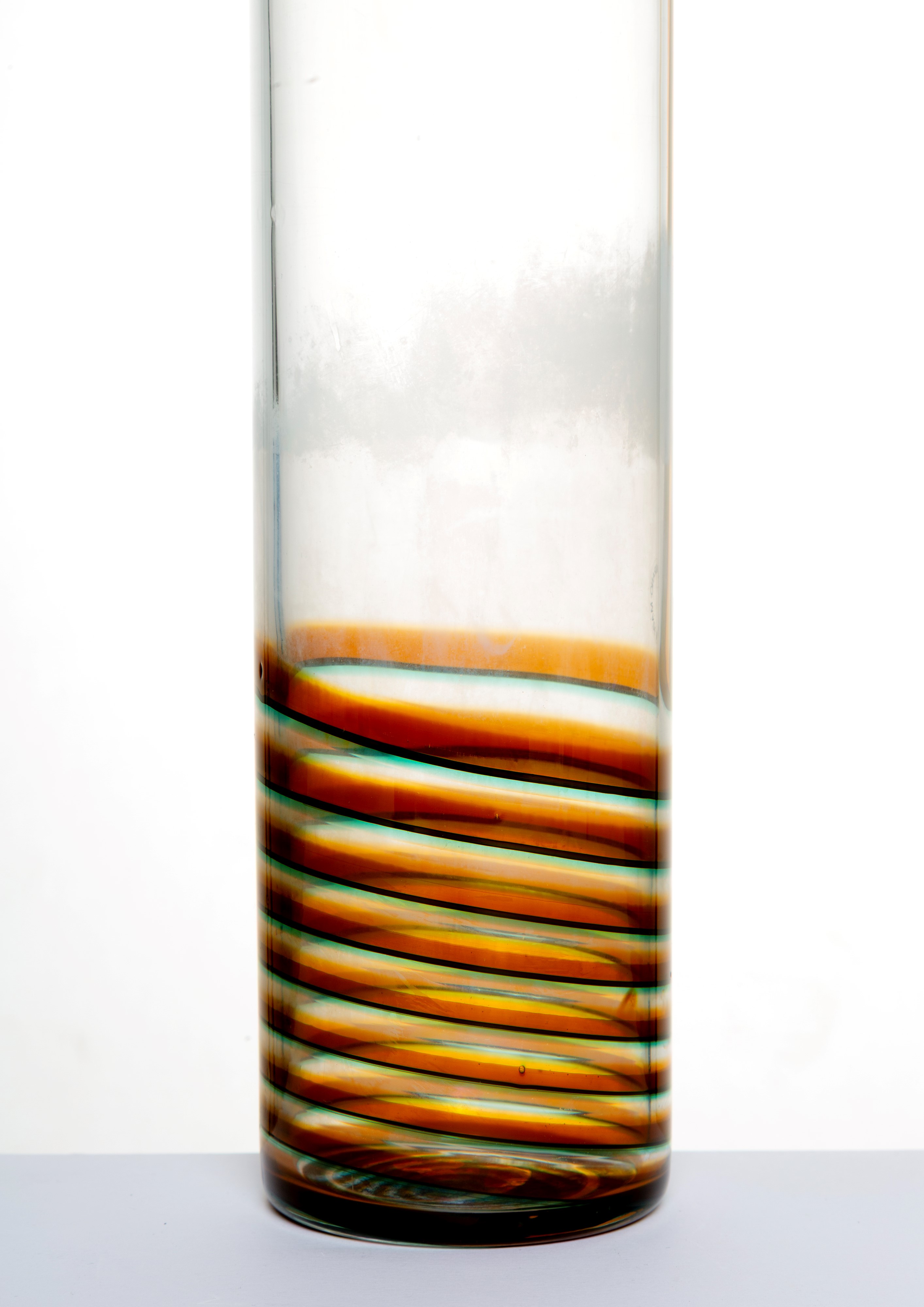 Toni Zuccheri - Vaso Bifilo in vetro per Venini
