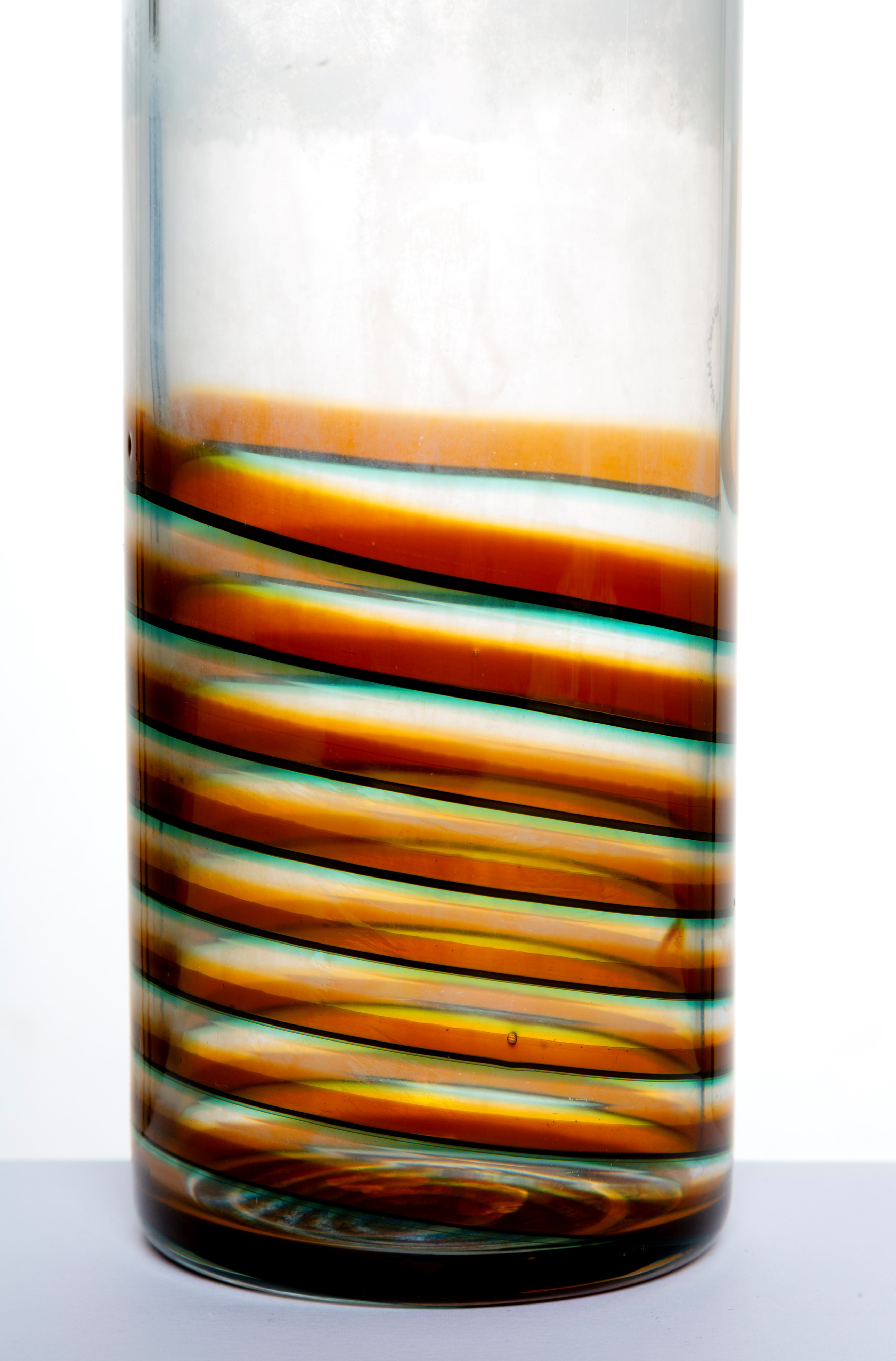 Toni Zuccheri - Vaso Bifilo in vetro per Venini