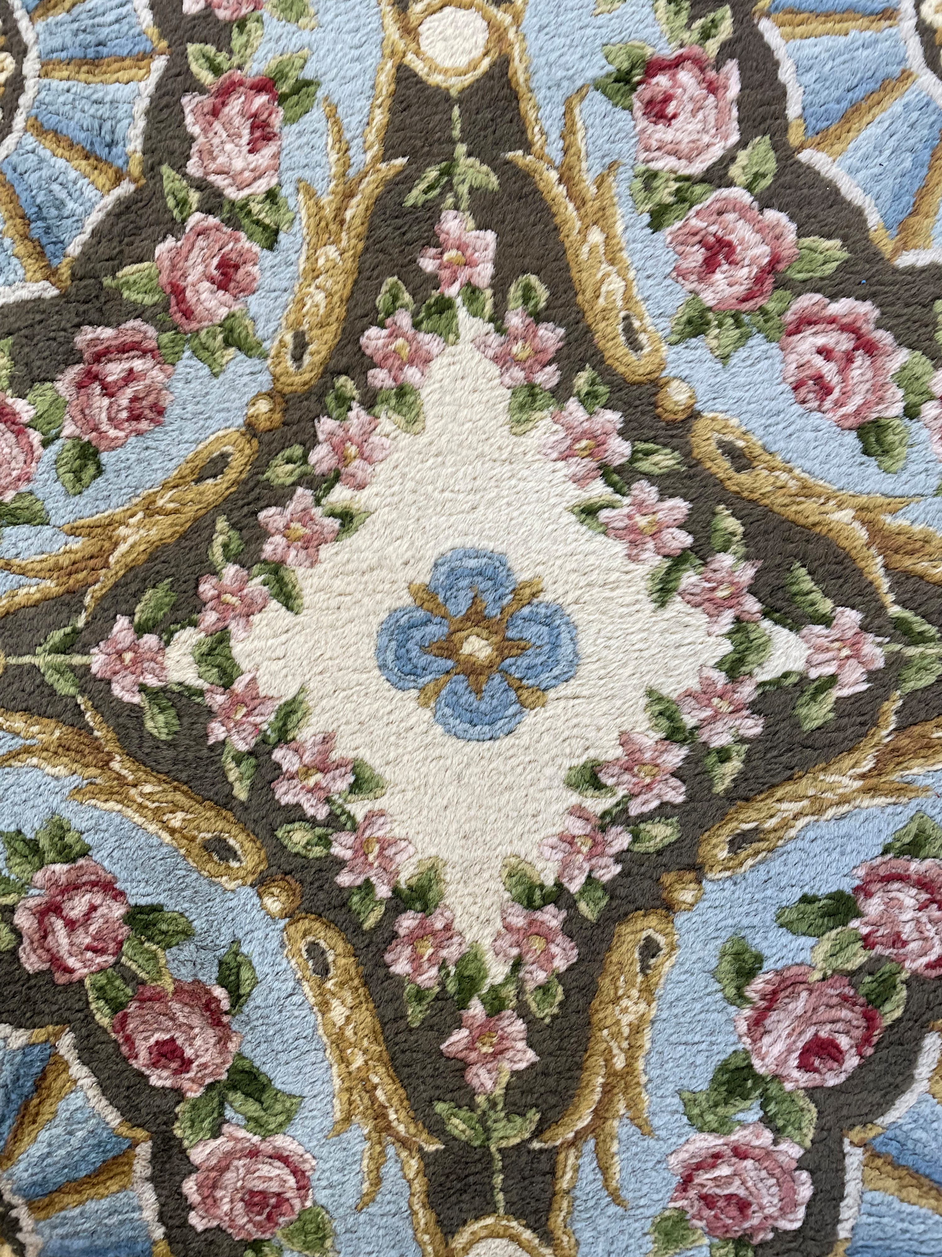 Tappeto Savonnerie, Cina, anni '80-'90, 295x200 cm