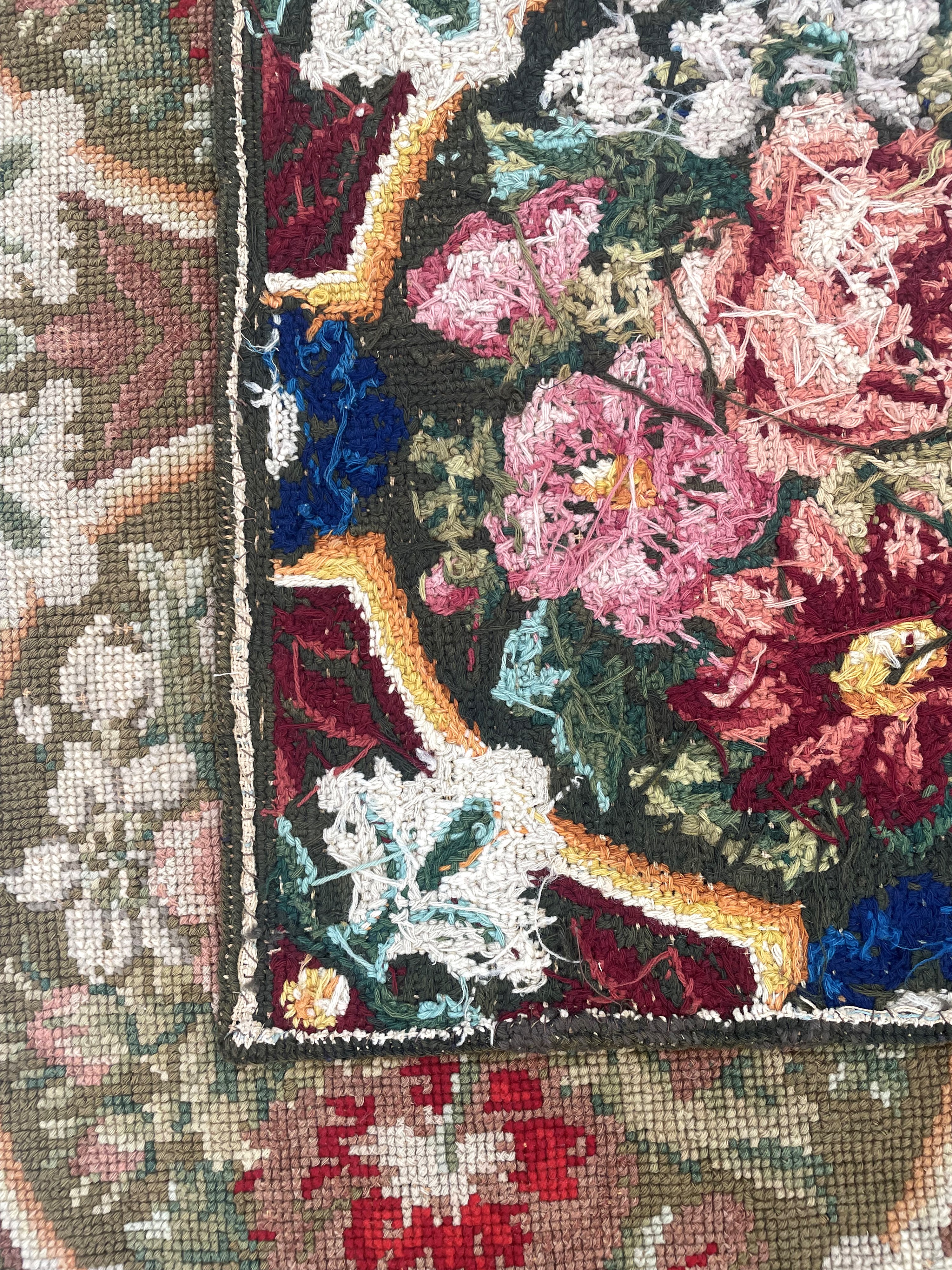 Needlepoint, arazzo francese del circa 1900