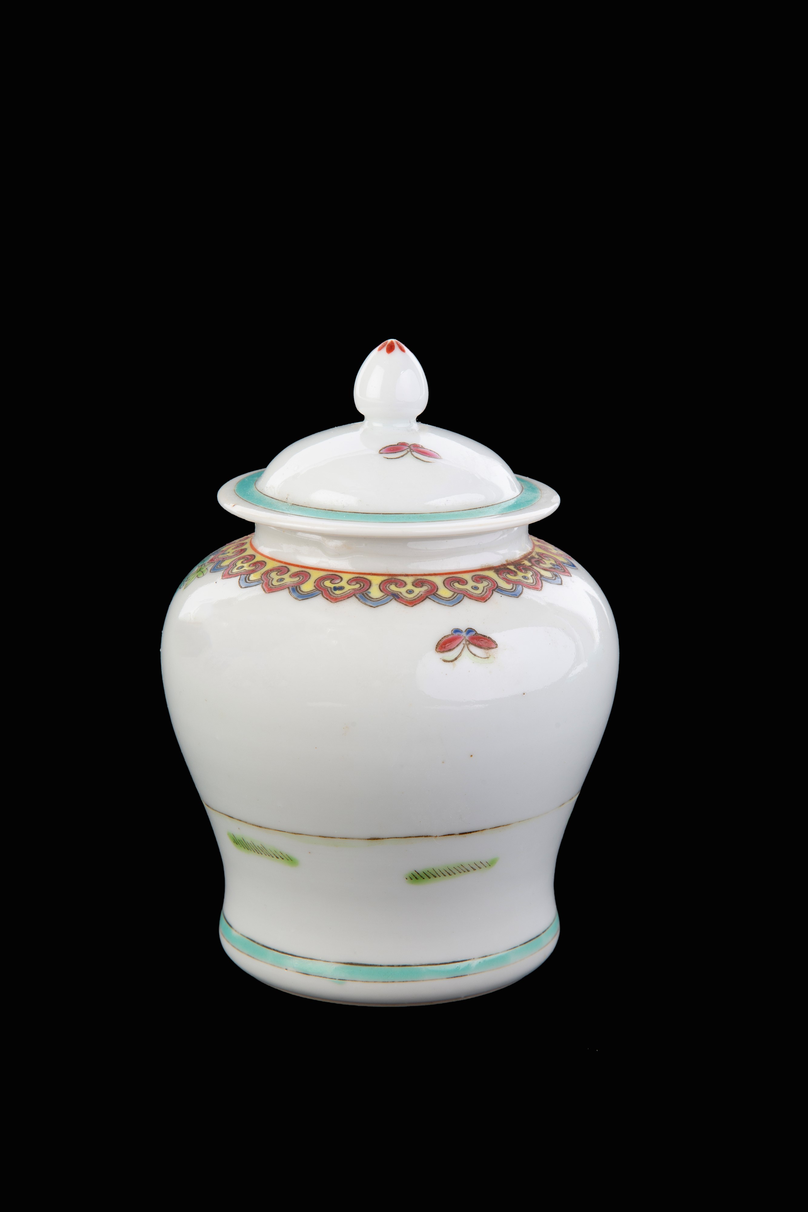 Vasetto con coperchio