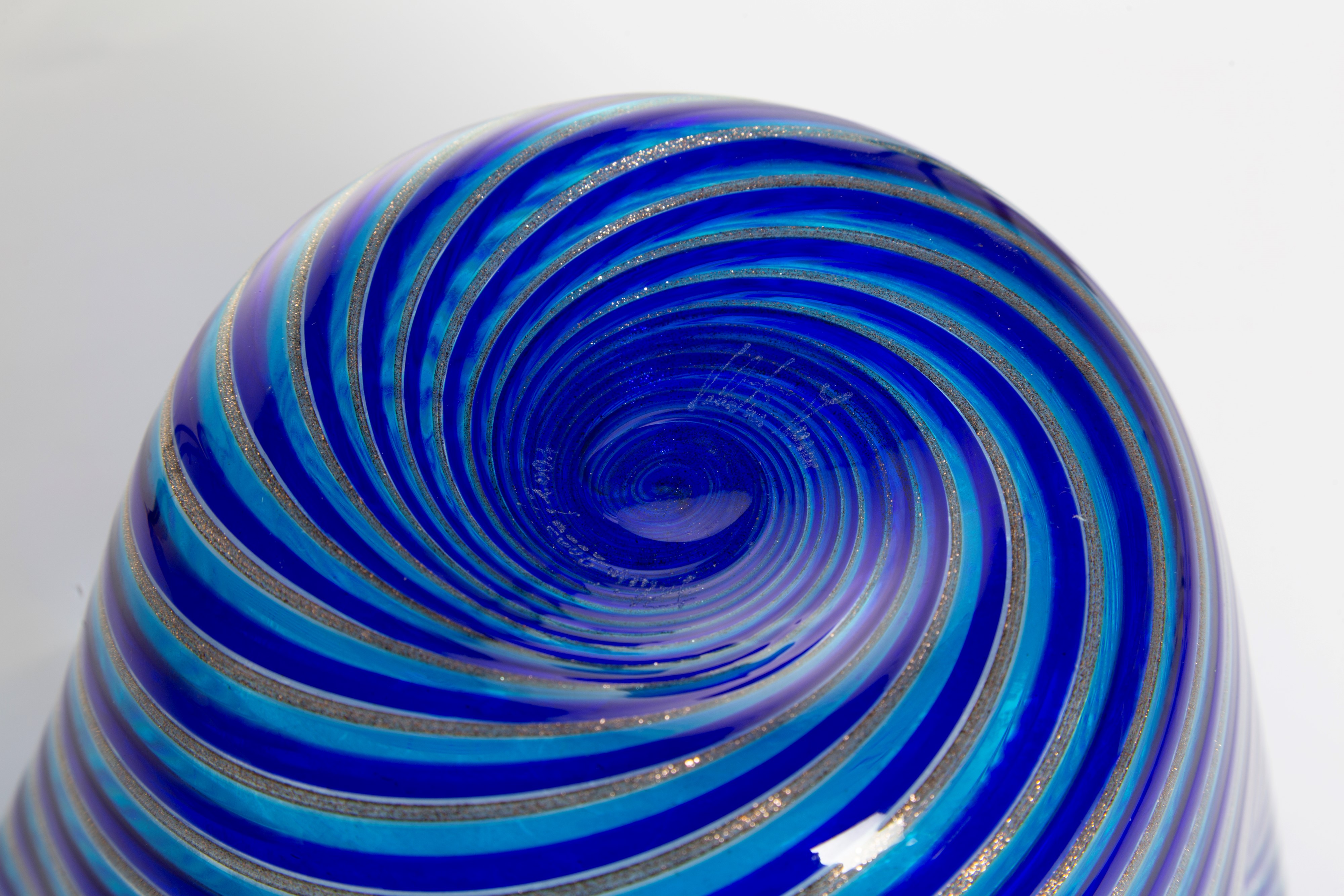 Vaso Fazzoletto a canne. VENINI