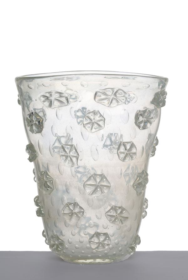 ERCOLE BAROVIER - Star Series Glass Vase. BAROVIER & TOSO