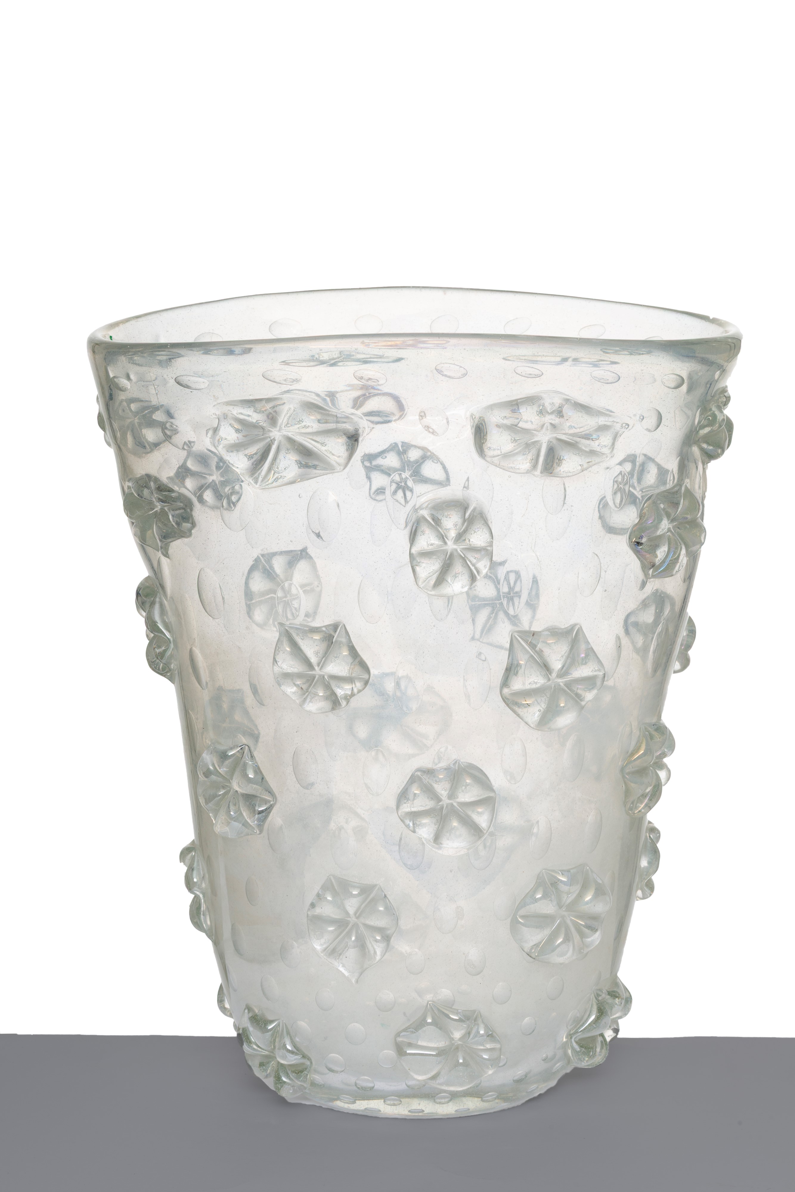 Ercole Barovier - Vaso in vetro soffiato, serie a Stelle