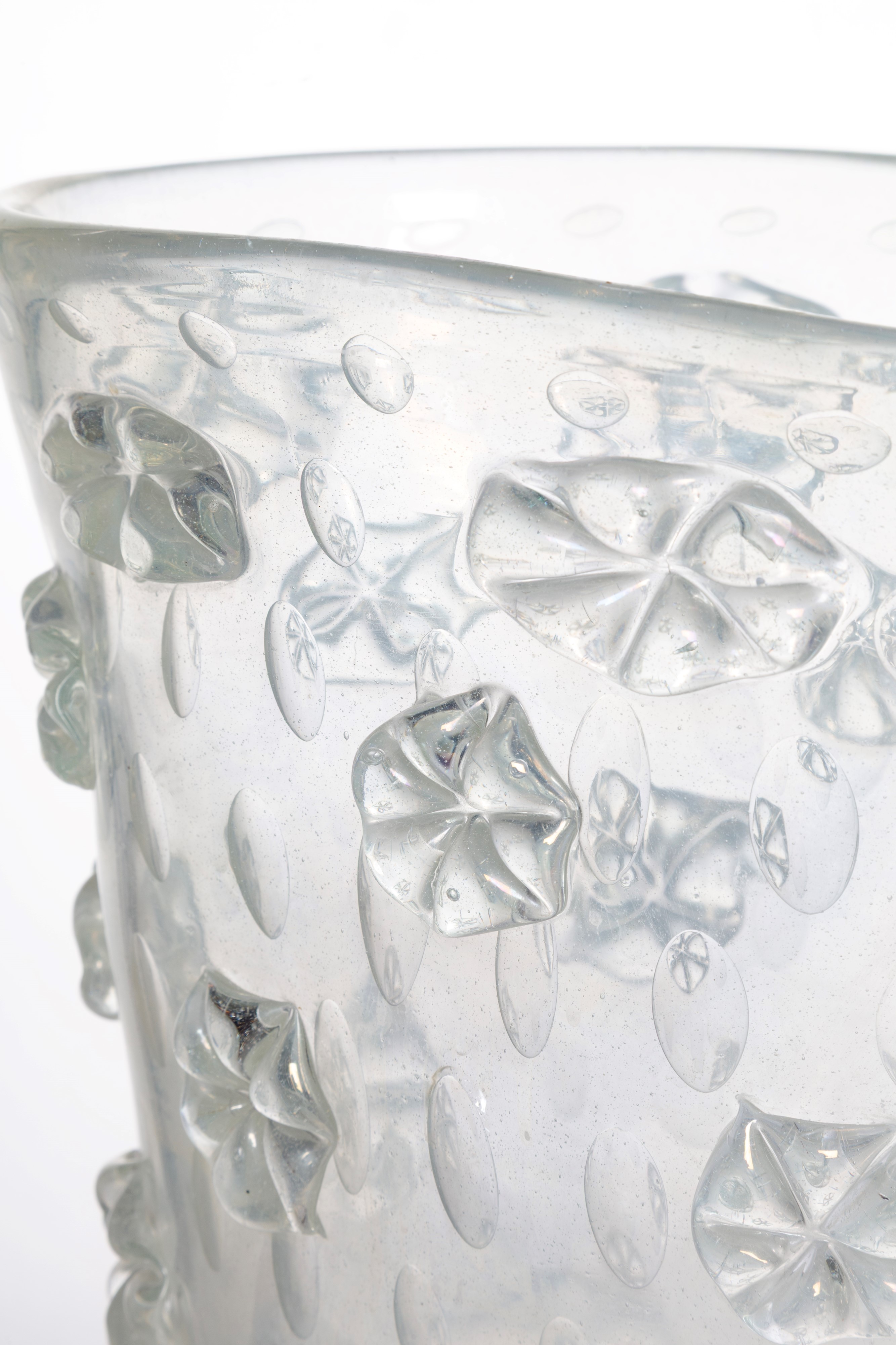 Ercole Barovier - Vaso in vetro soffiato, serie a Stelle