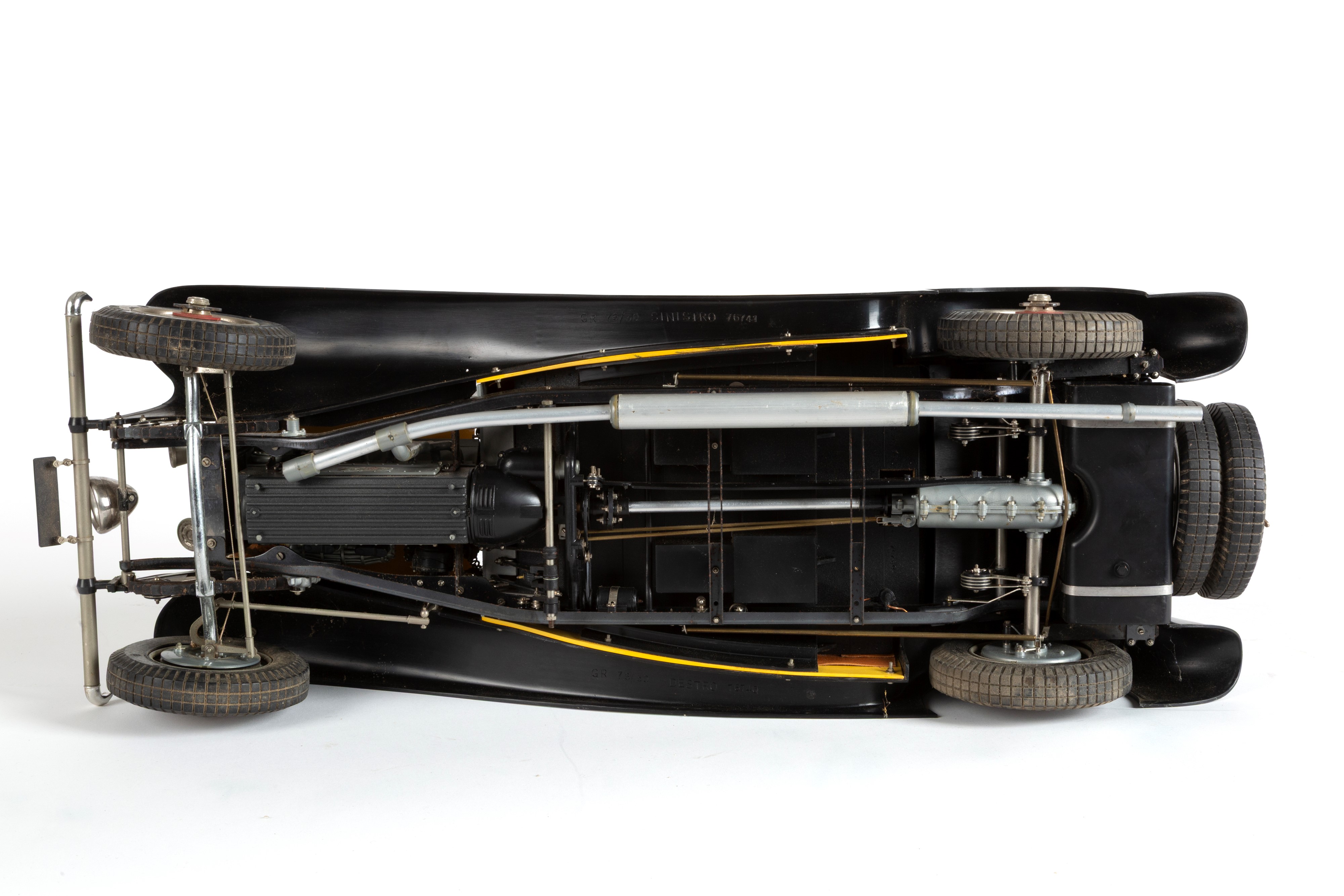 Modellini di automobili, Bugatti Type 50 T (1933) e Mercedes 500 K-AK Cabriolet (1935), scala 1:8