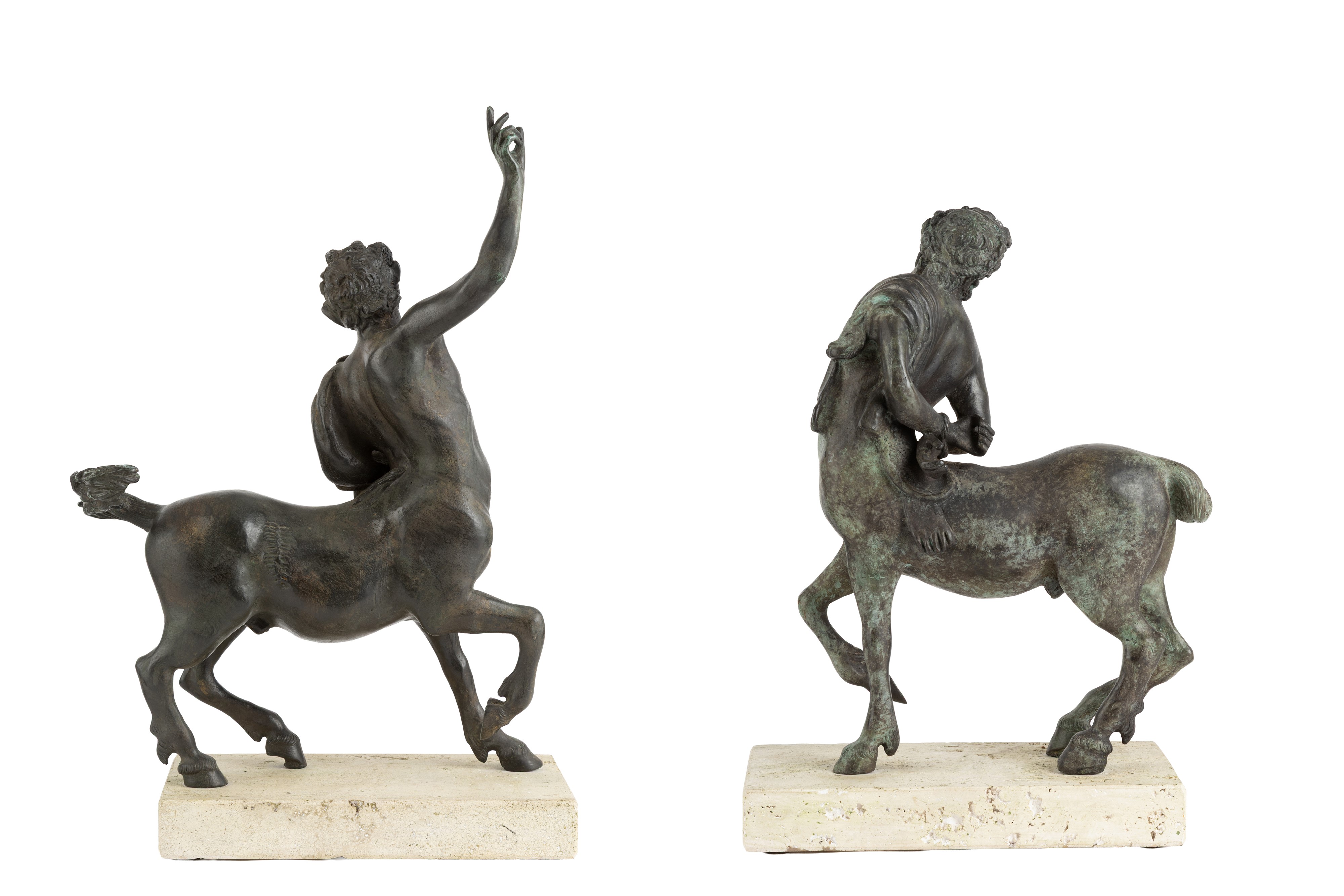 Coppia di Sculture "centauri"