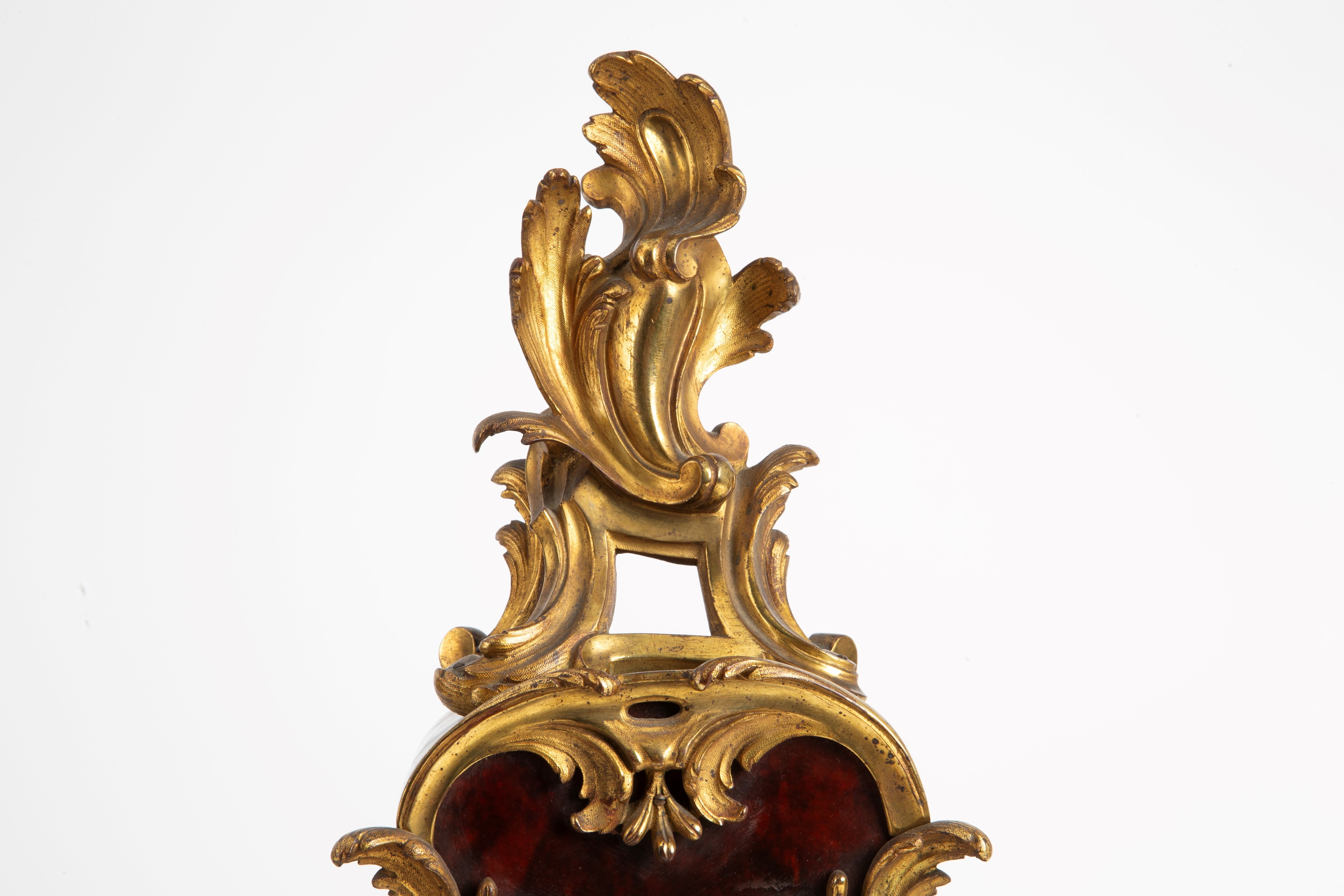 Jannettti, Orologio da tavolo in bronzo cesellato e dorato (XIX secolo)