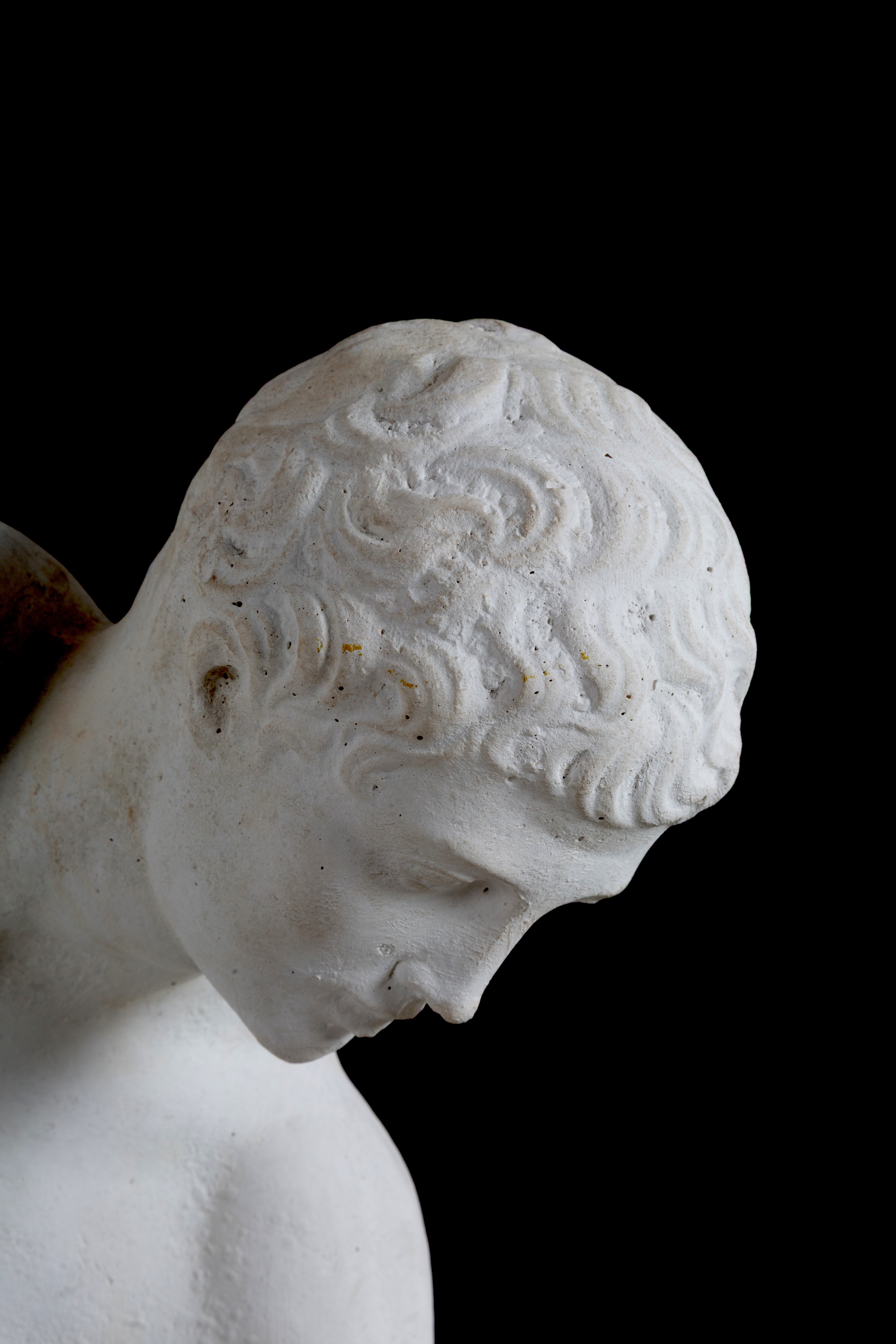 Scultura in agglomerato di pietra, 'DISCOBOLO'