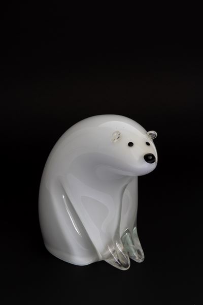 La Murrina, Scultura in vetro a forma di orso bianco