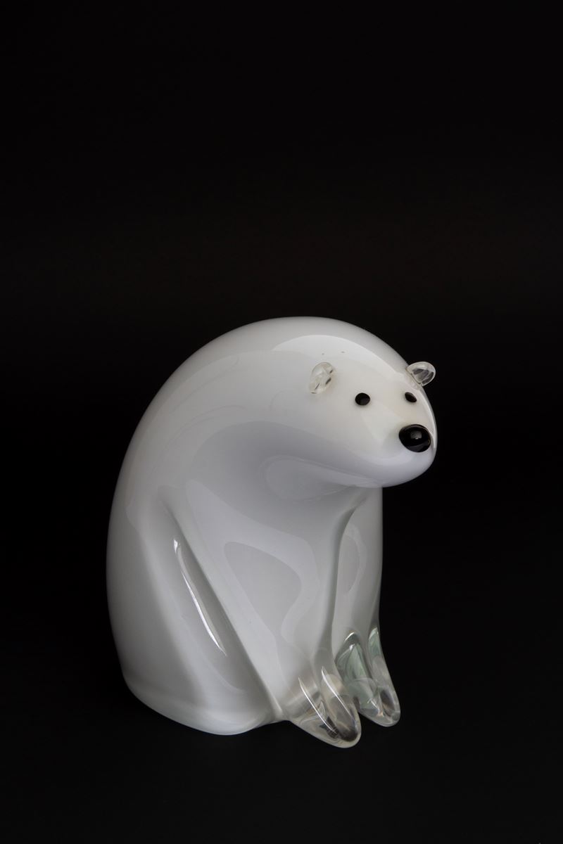 La Murrina, Scultura in vetro a forma di orso bianco