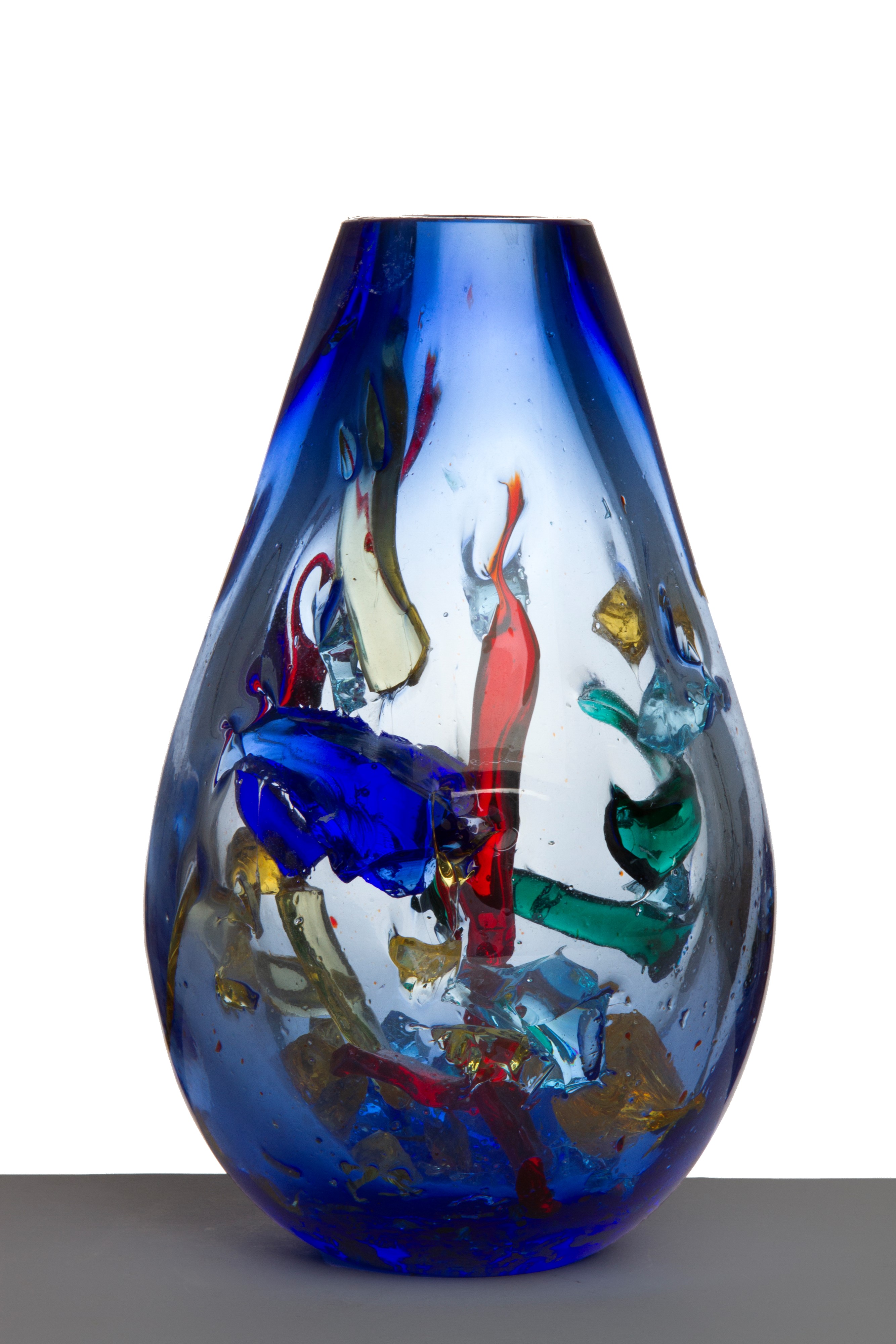 Ugo Nespolo - Vaso Dripping per Barovier & Toso