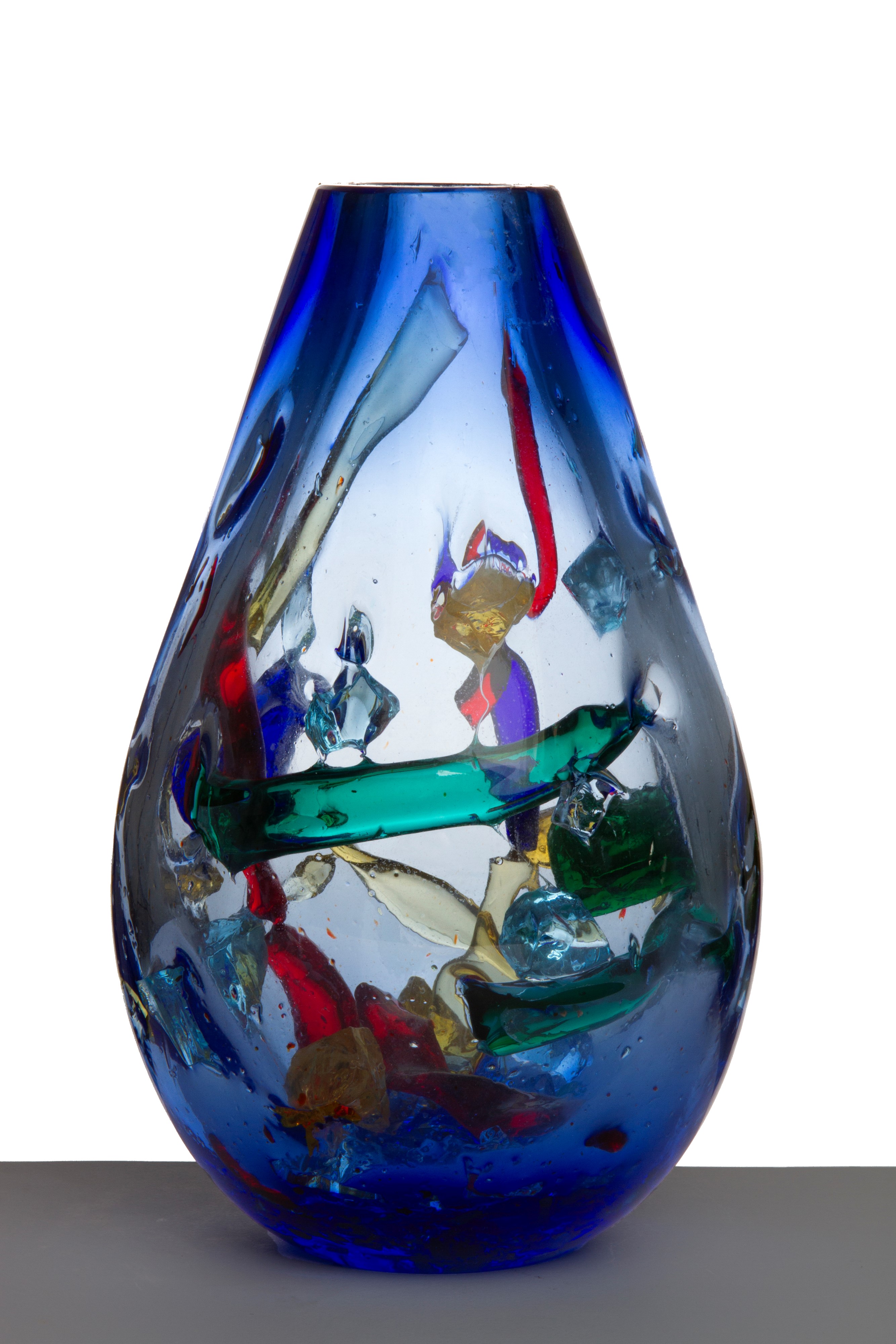 Ugo Nespolo - Vaso Dripping per Barovier & Toso