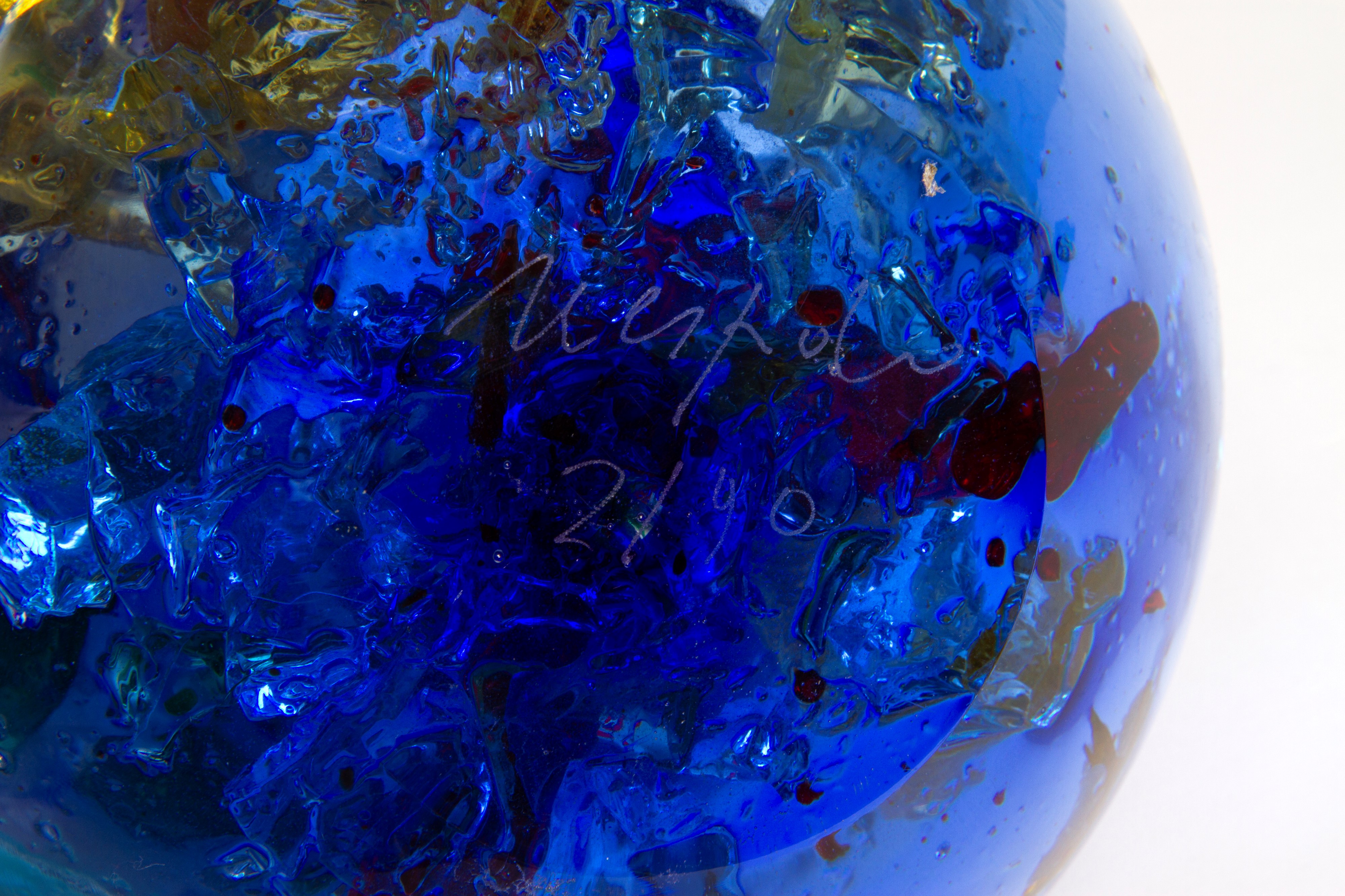 Ugo Nespolo - Vaso Dripping per Barovier & Toso