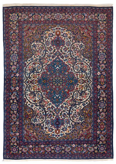 Tappeto Teheran, Persia, Inizio XX secolo, 195x138 cm