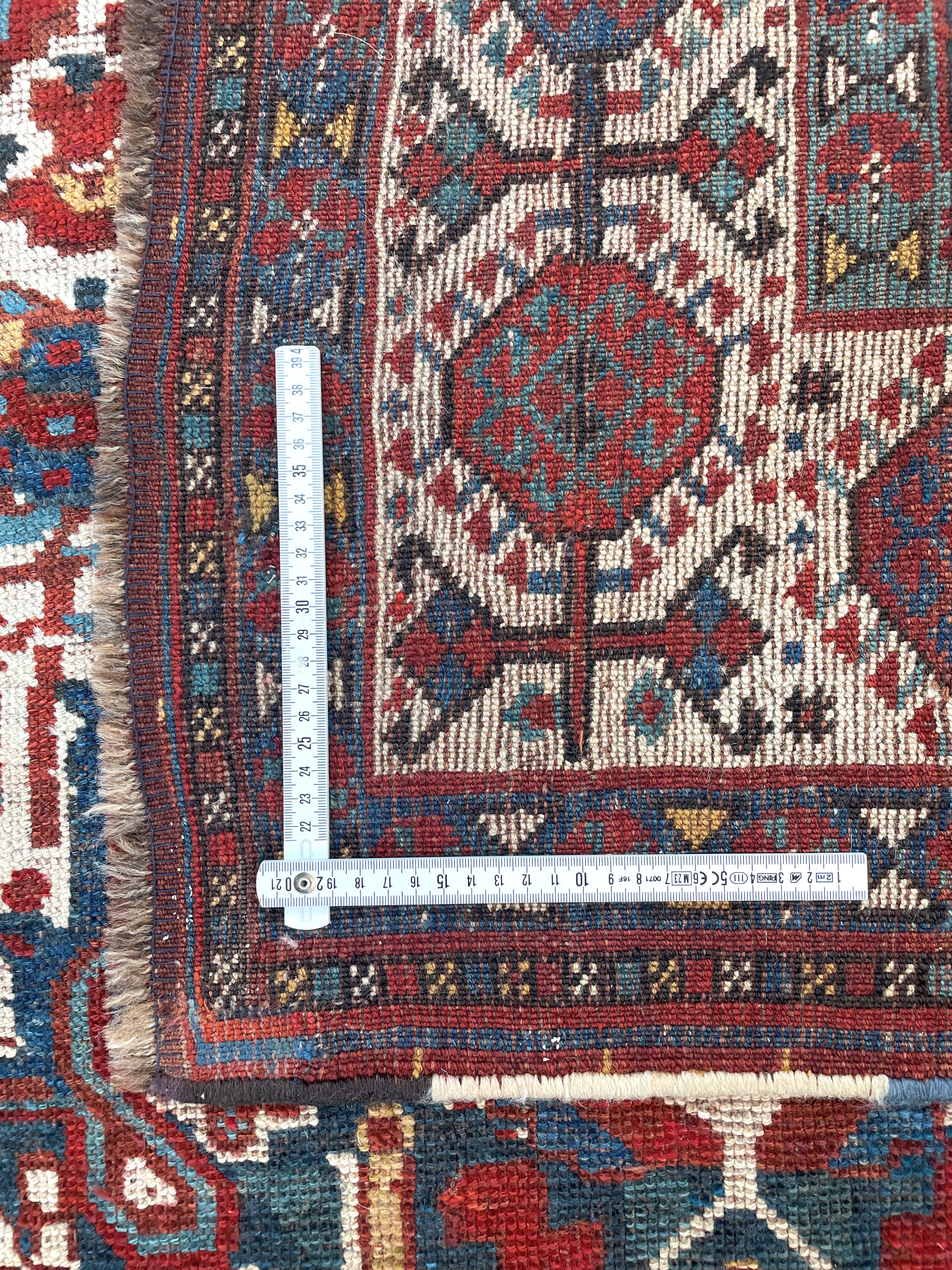 Tappeto Qashqai, Persia, Fine XIX secolo, 222x155 cm circa