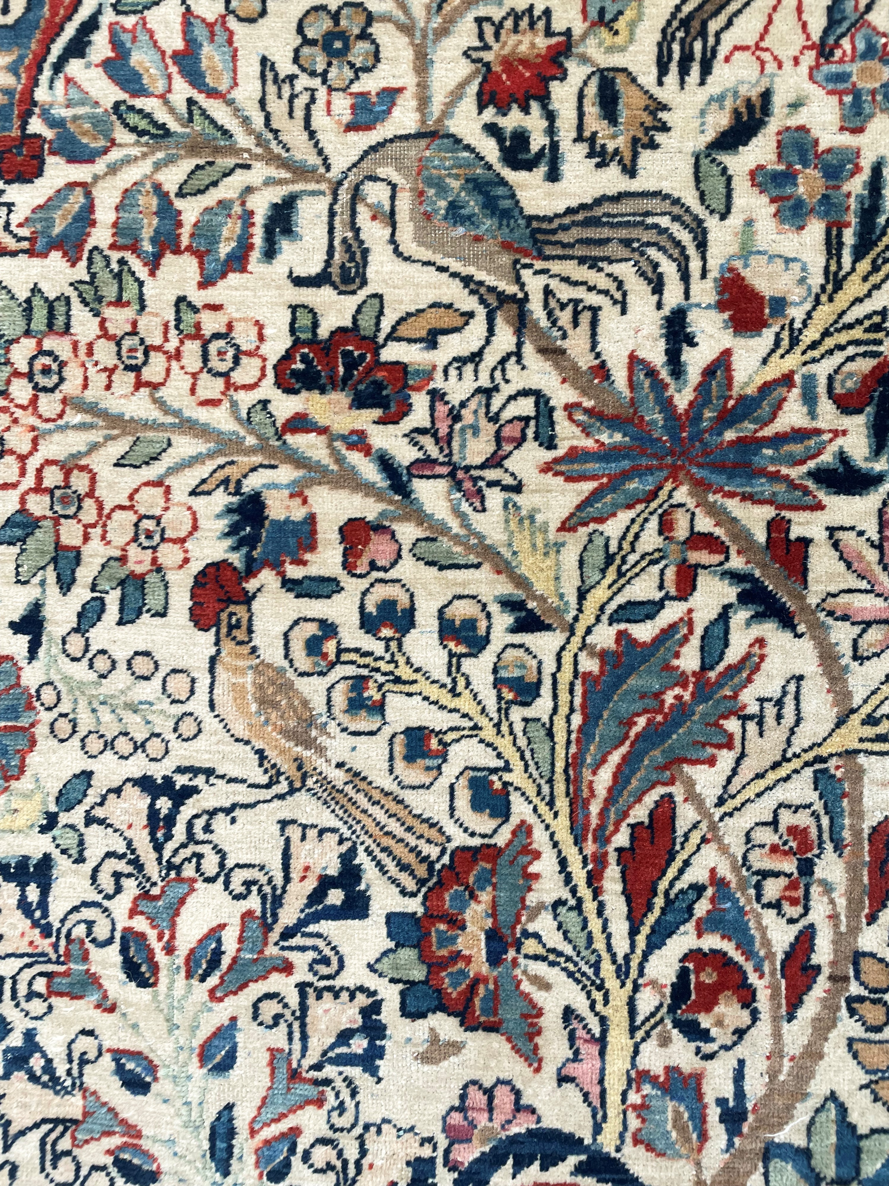Tappeto Kashan, disegno albero della vita, Persia, circa 1900