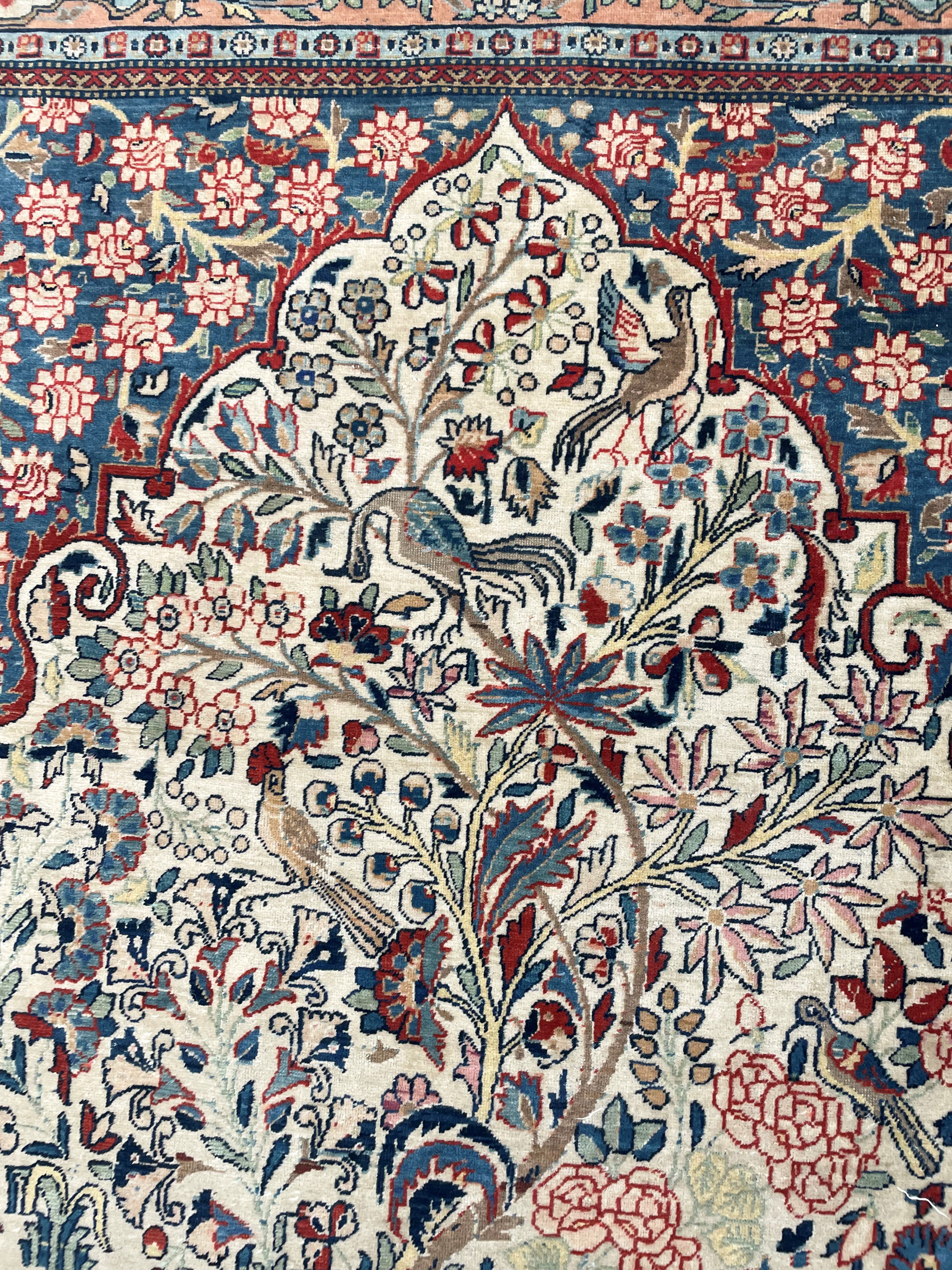 Tappeto Kashan, disegno albero della vita, Persia, circa 1900