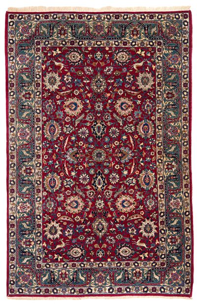 Tappeto Tehran, lana e seta, Persia, prima metà del XX secolo