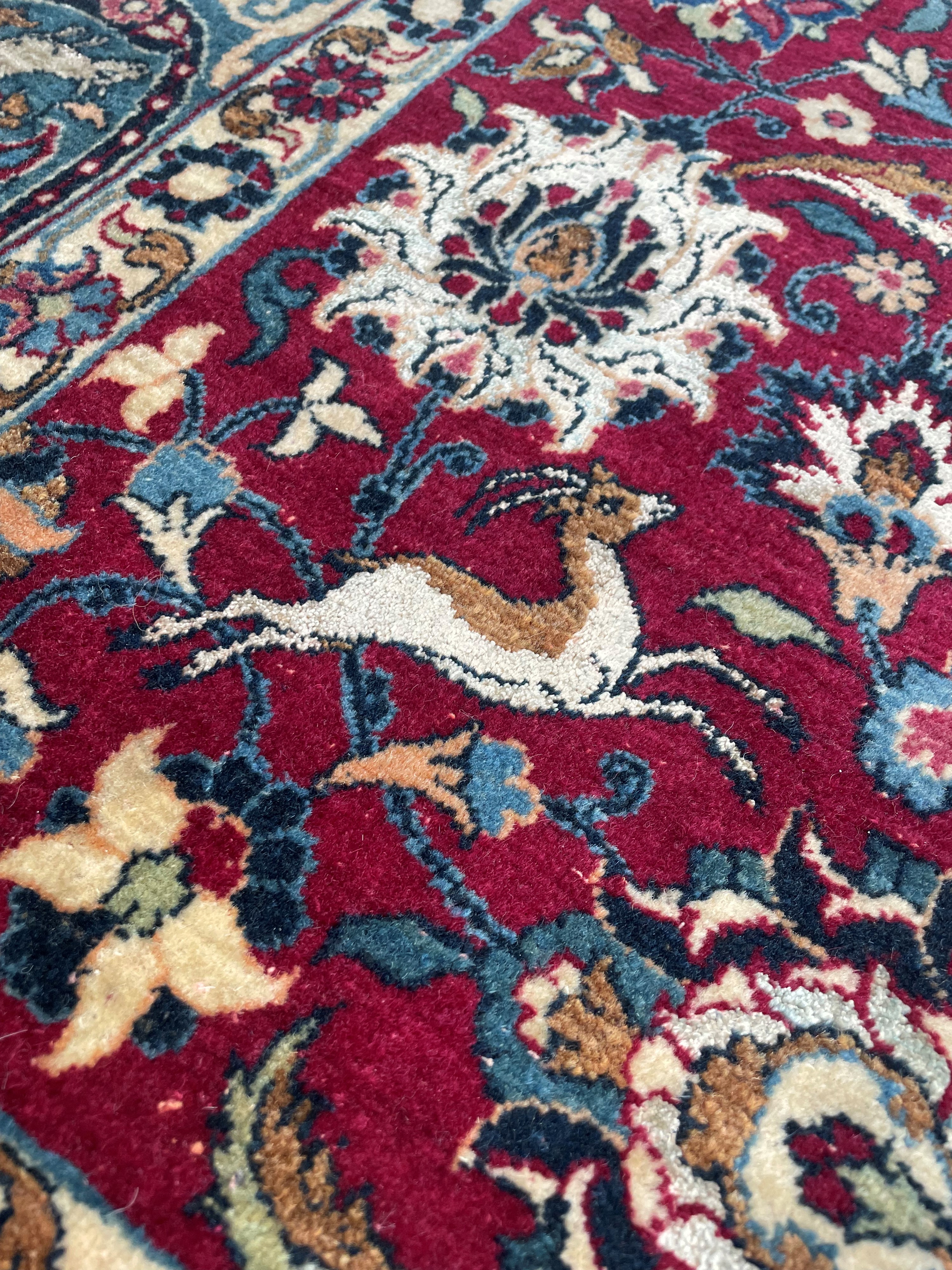 Tappeto Tehran, lana e seta, Persia, prima metà del XX secolo