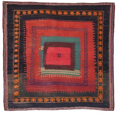 Tappeto Bakhtiari, Kamoo area, Persia, metà XX secolo, 150x148 cm
