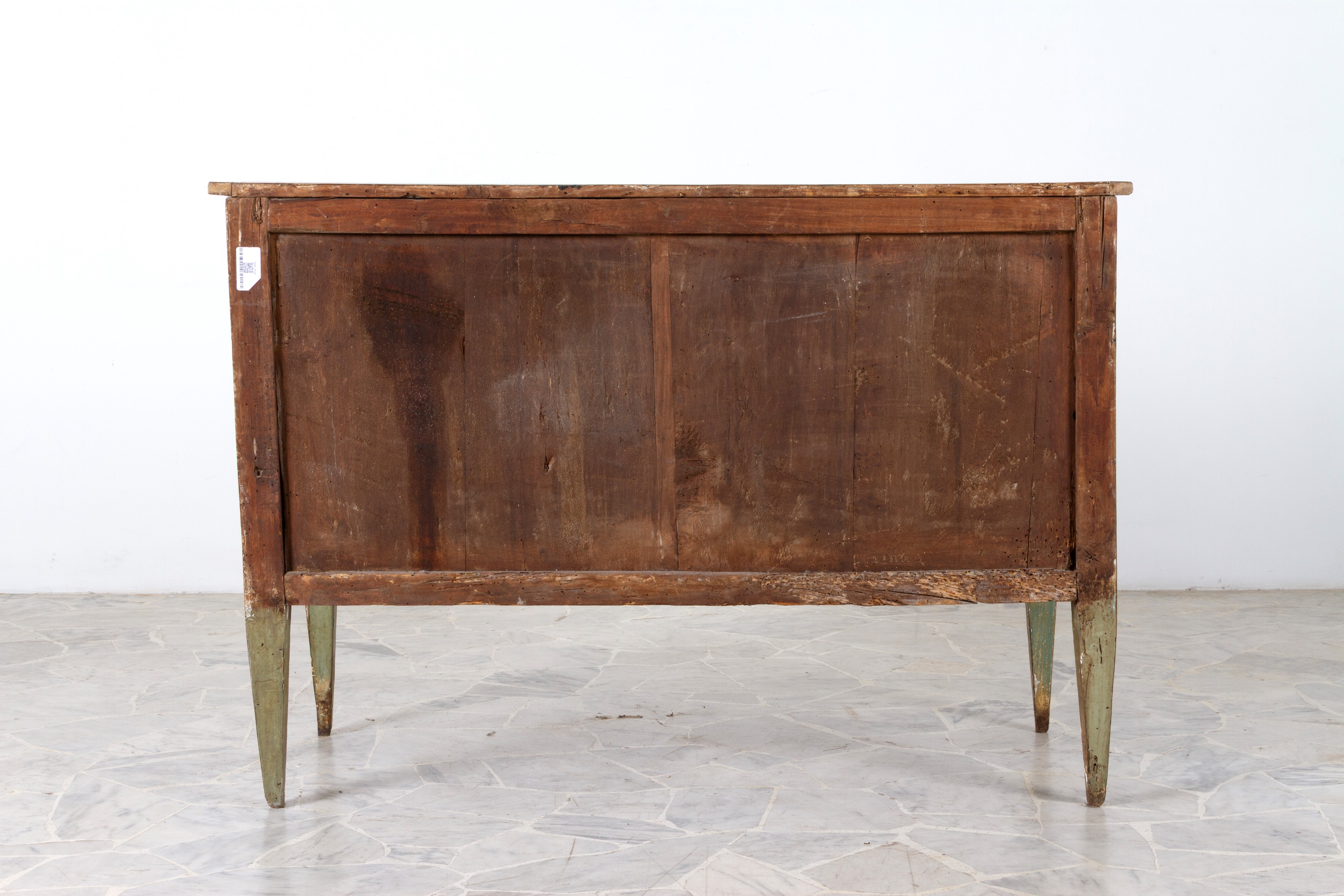 Comò, legno dipinto con motivi floreali, Italia centrale, XIX secolo
