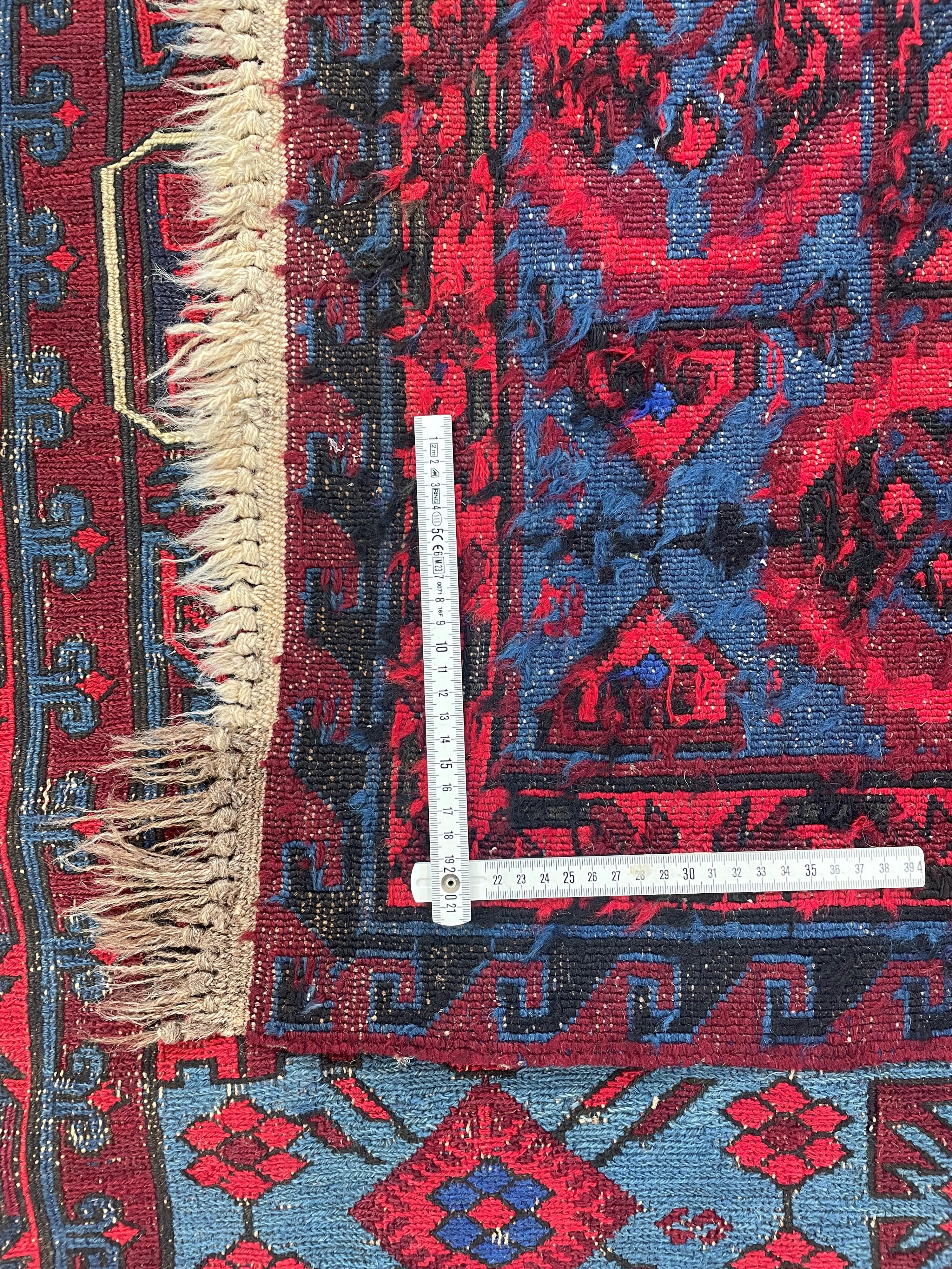 Tappeto Sumack Area Kuba, Caucaso, Inizi XX secolo, 340x180 cm