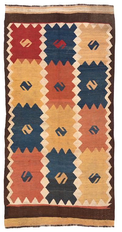 Kilim Tagikistan, Tappeto Turkestano Occidentale, Inizio XX secolo
