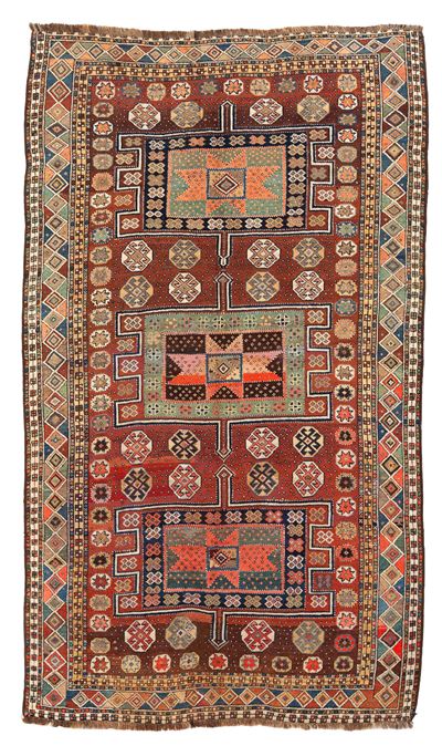 Tappeto Gucian Kurdo, Persia, Inizio XX secolo, 248x148 cm