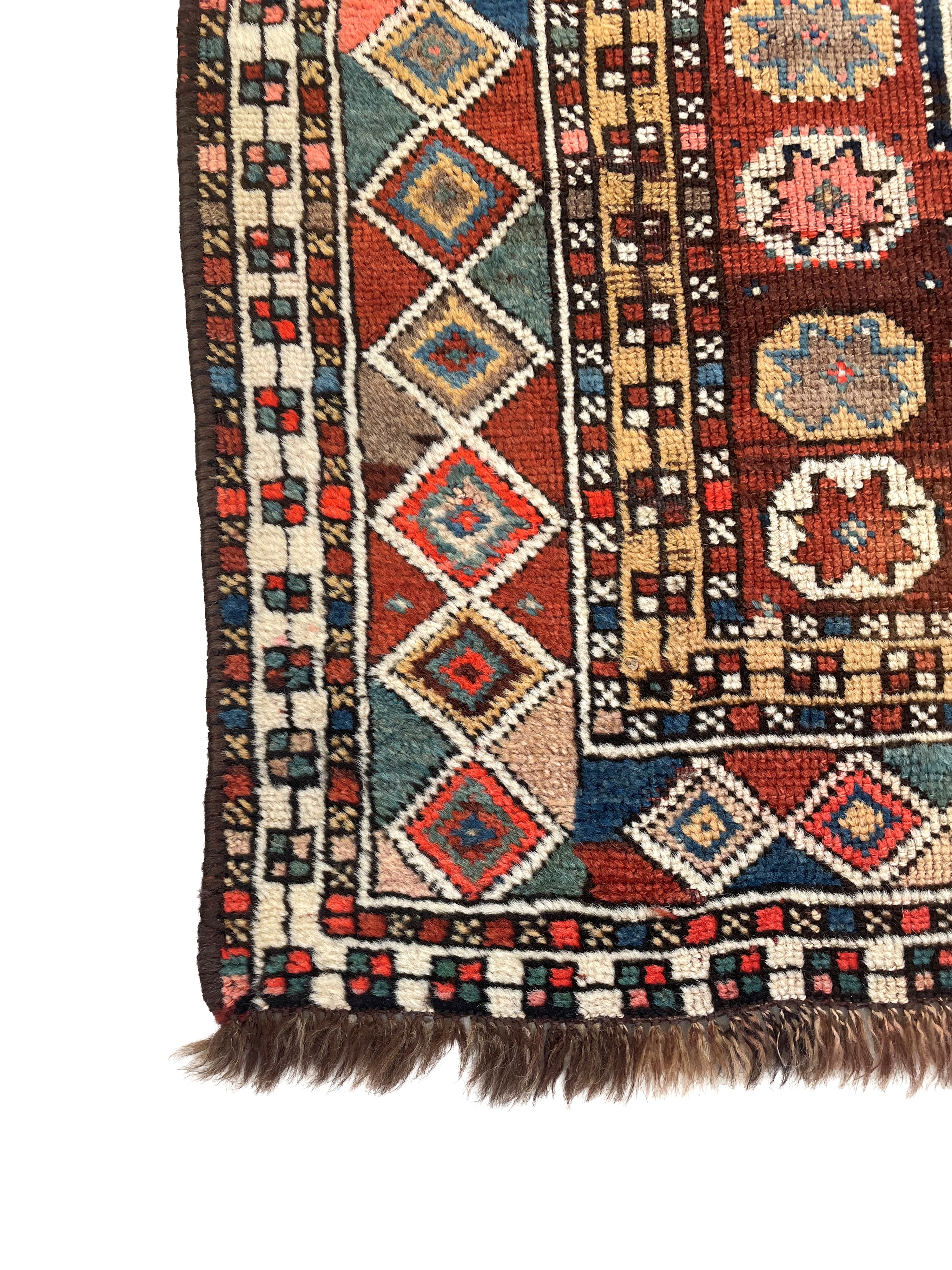 Tappeto Gucian Kurdo, Persia, Inizio XX secolo, 248x148 cm