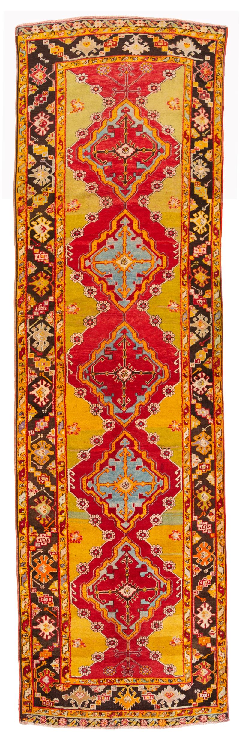 Tappeto Kirsheir, Anatolia occidentale, inizio XX secolo, 460x132 cm