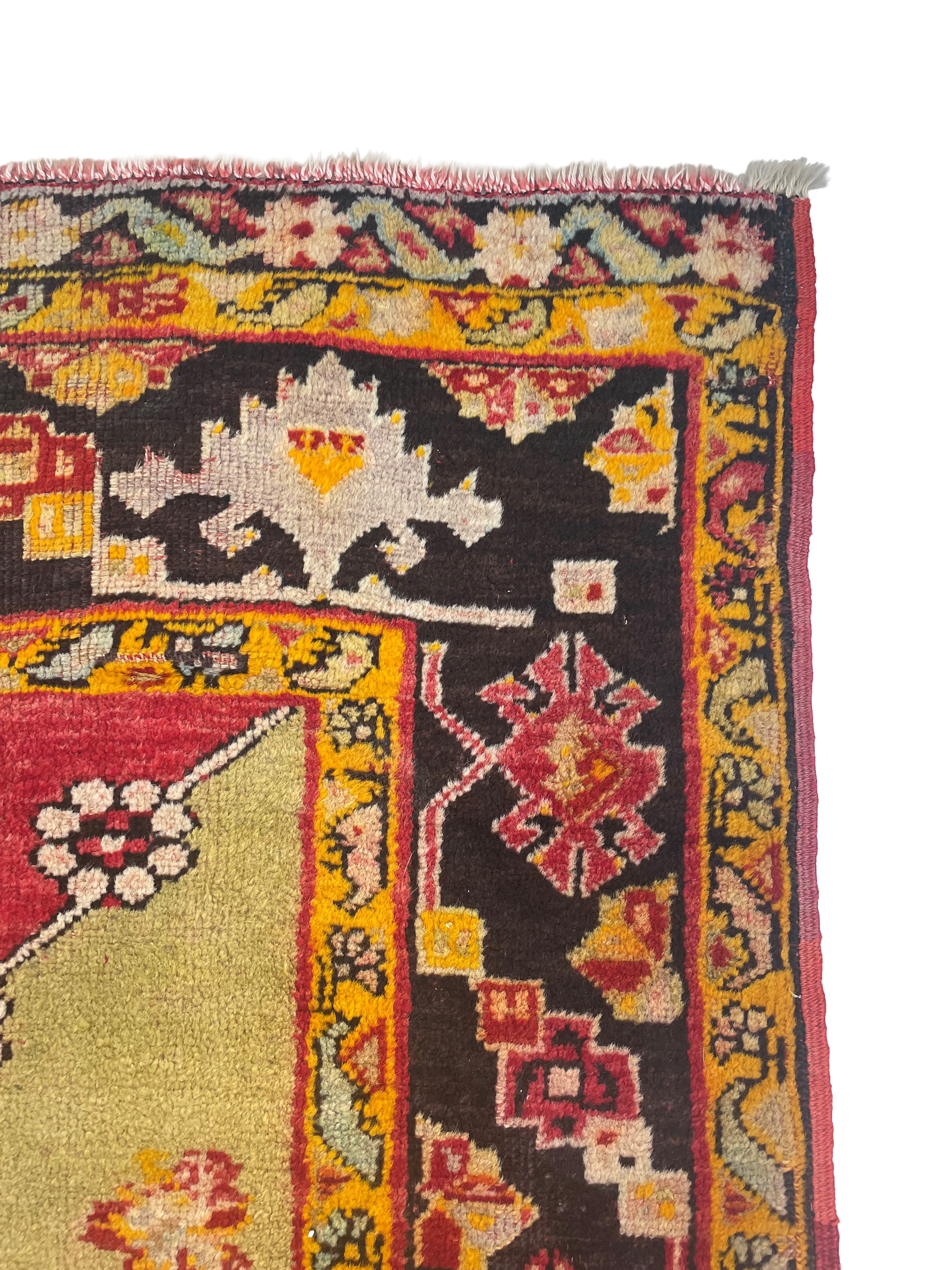 Tappeto Kirsheir, Anatolia occidentale, inizio XX secolo, 460x132 cm