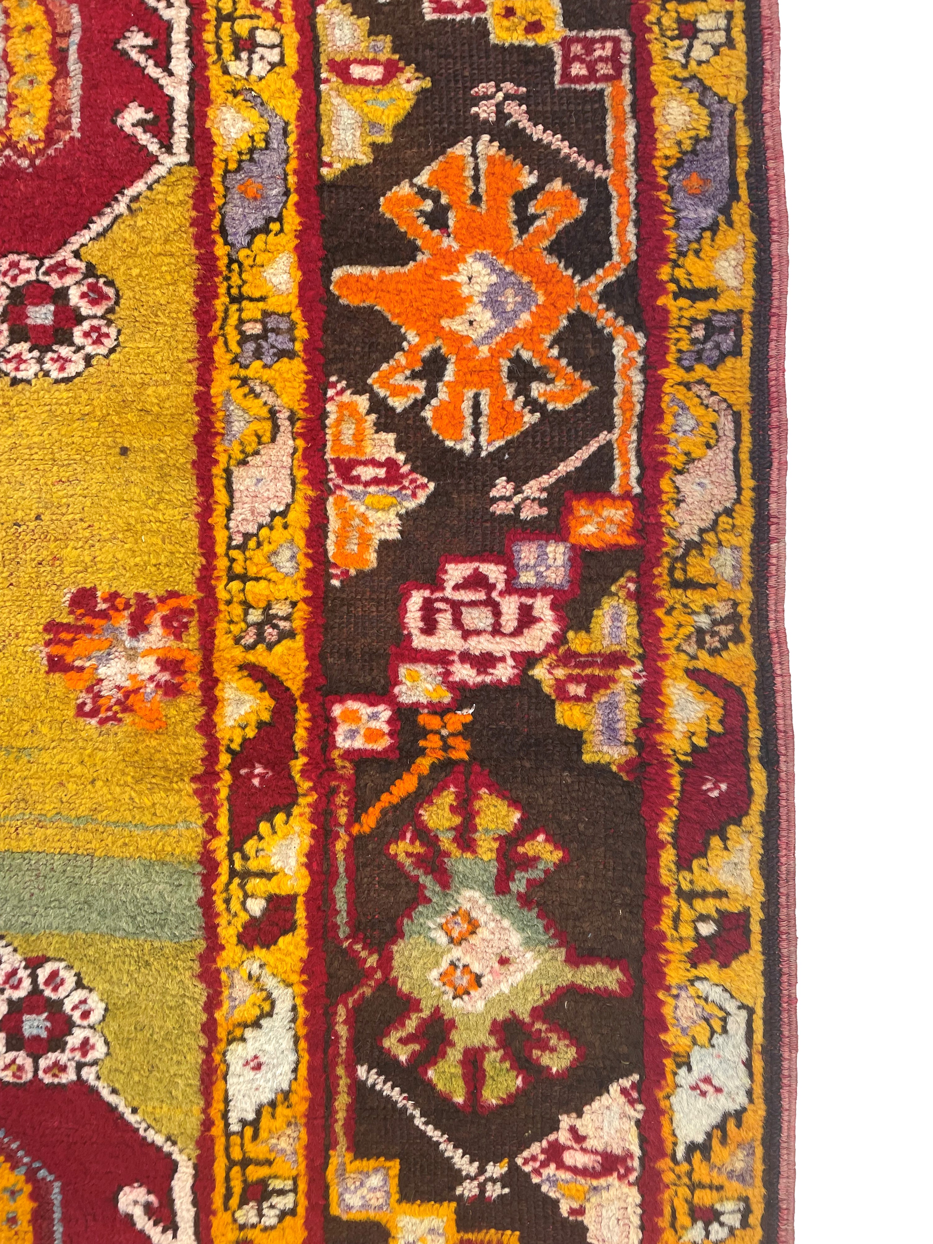 Tappeto Kirsheir, Anatolia occidentale, inizio XX secolo, 460x132 cm