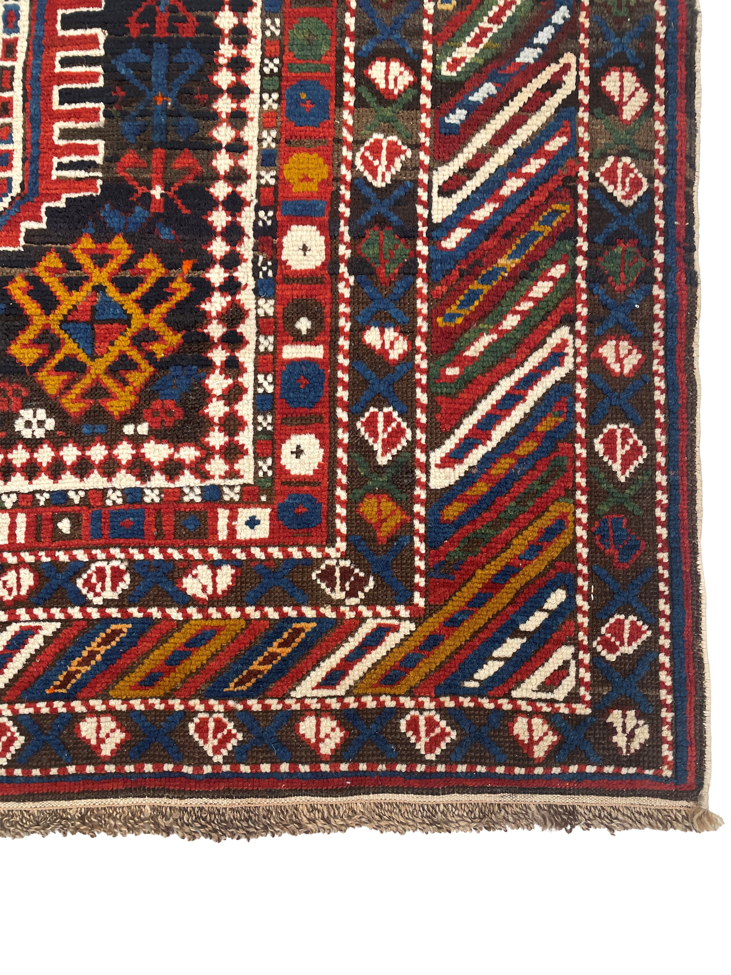 Tappeto Baku, Caucaso, fine XIX secolo, 290x140 cm