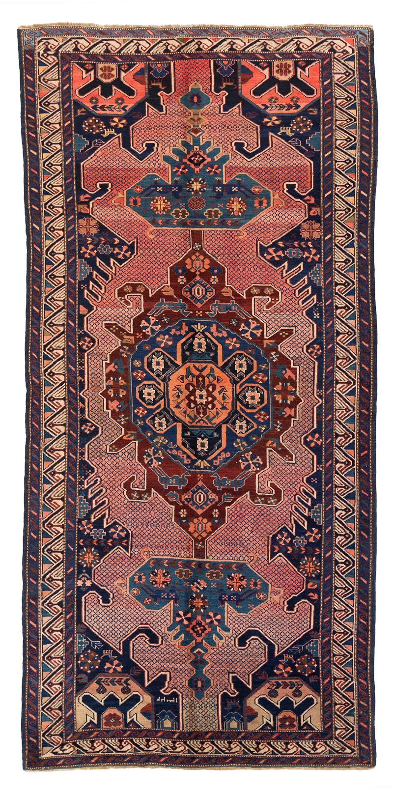 Tappeto Lankoran, Caucaso, h 1324 (1906), 290x140 cm