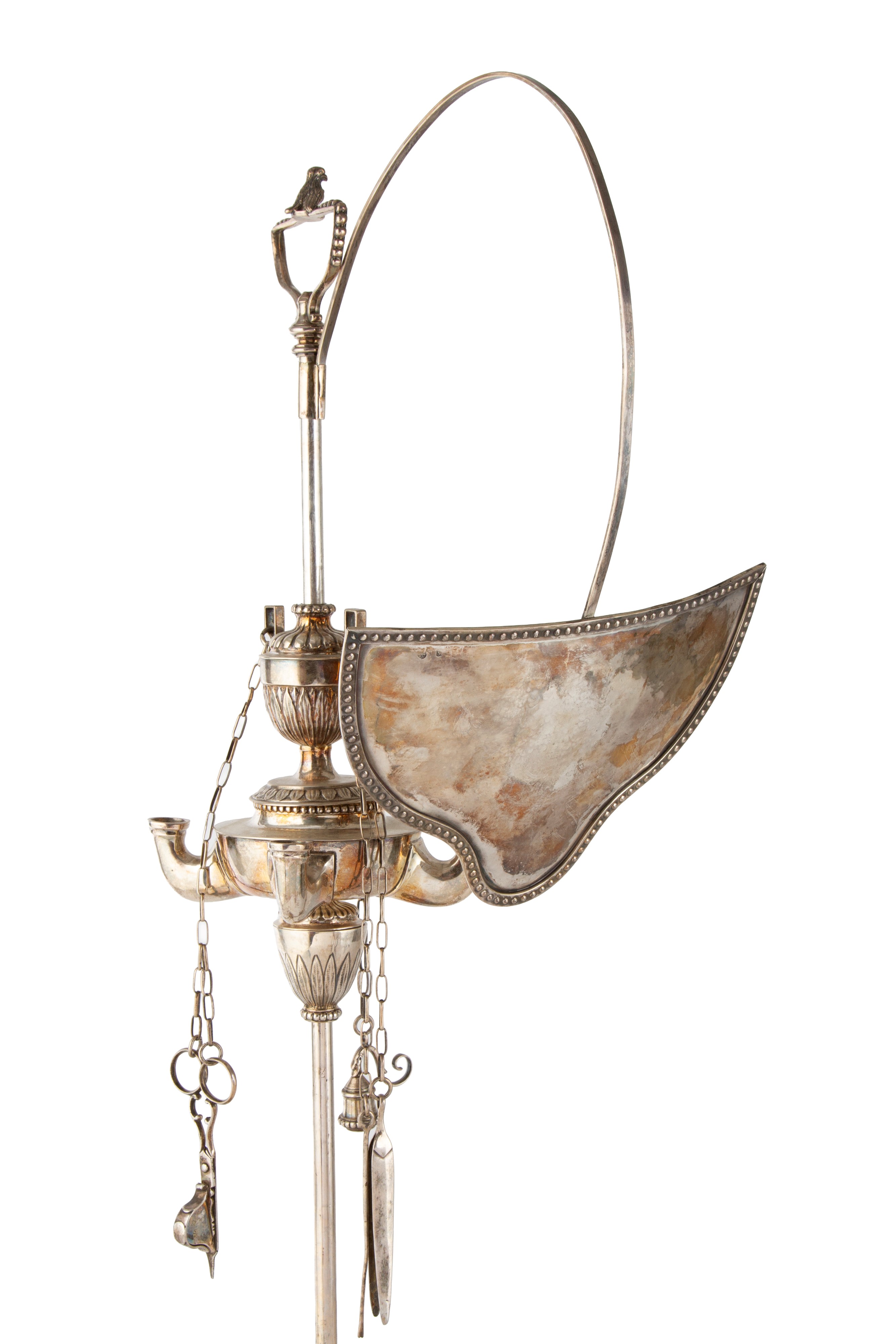 Lucerna romana in argento