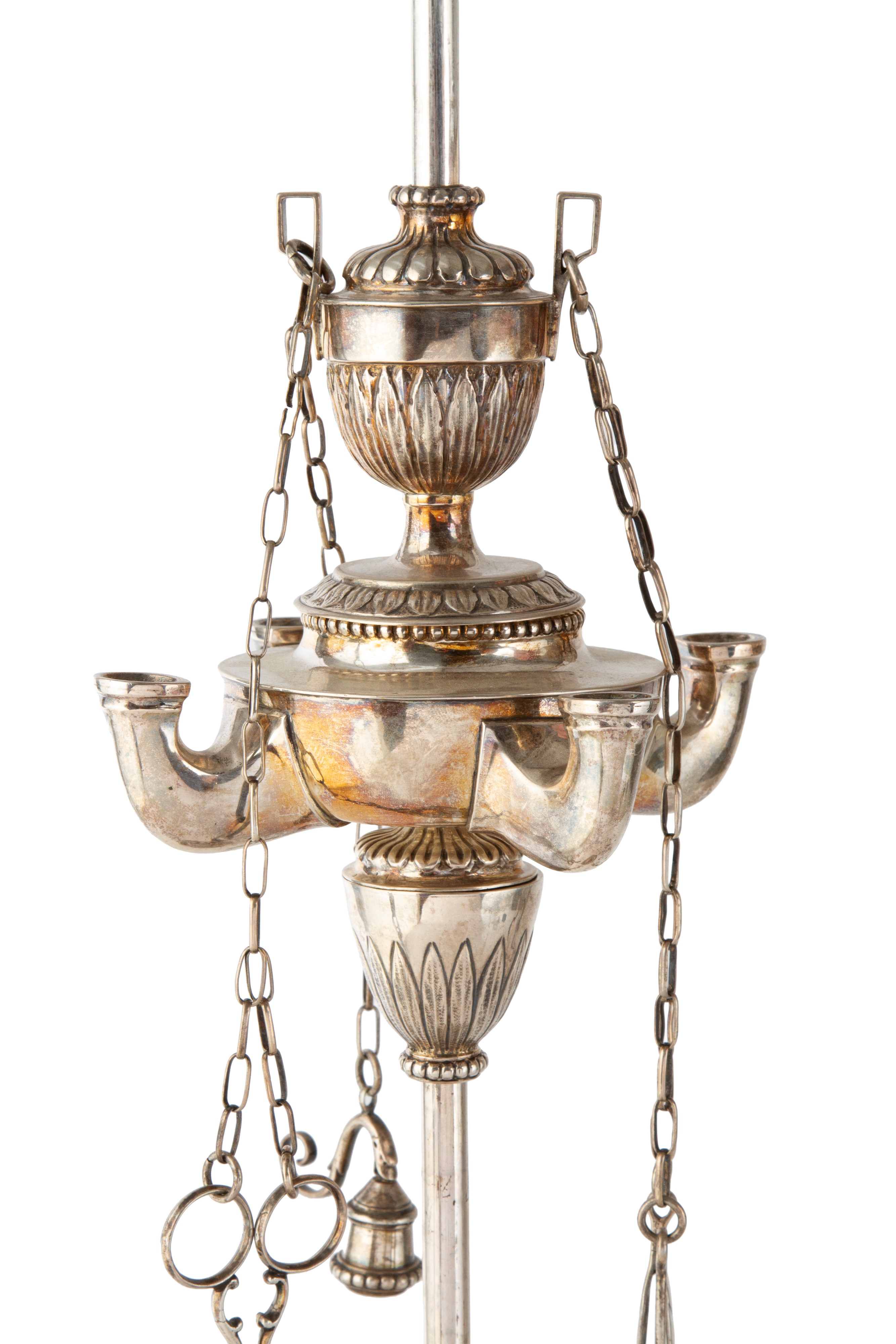 Lucerna romana in argento