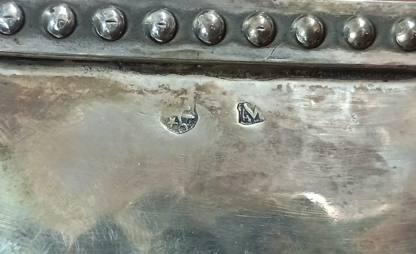 Lucerna romana in argento