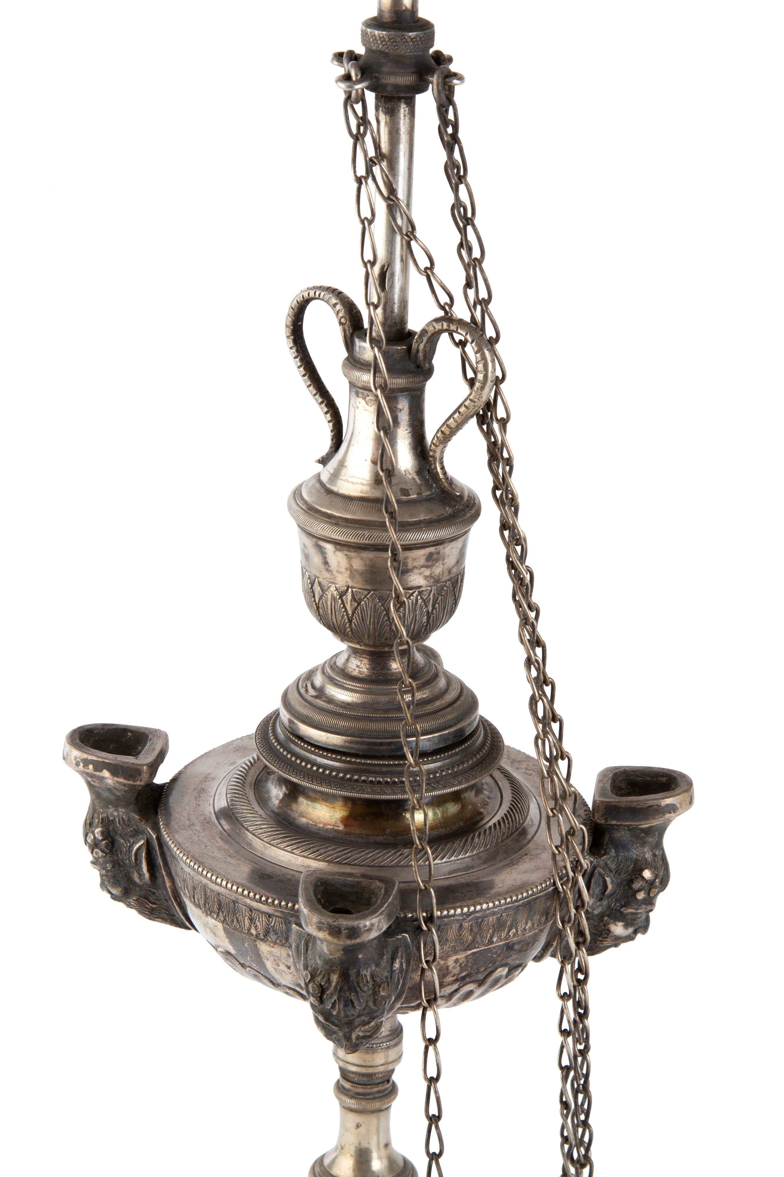 Lampada fiorentina in argento