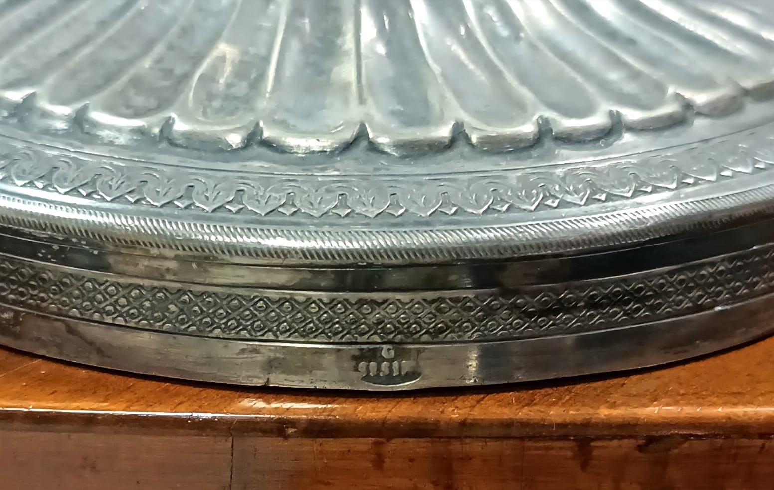 Lampada fiorentina in argento