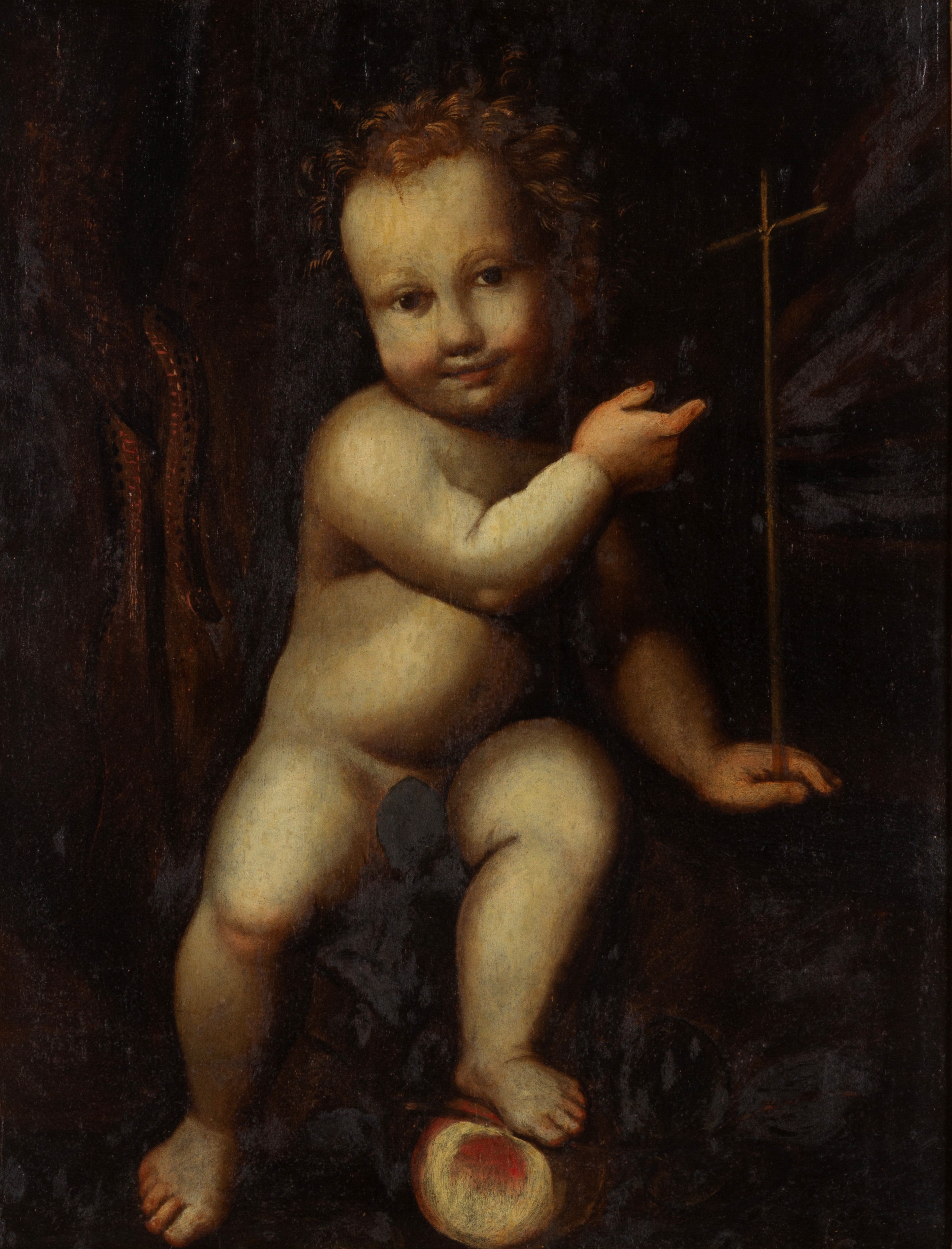 Autore sconosciuto, Bambin Gesù – Dipinto olio su tavola