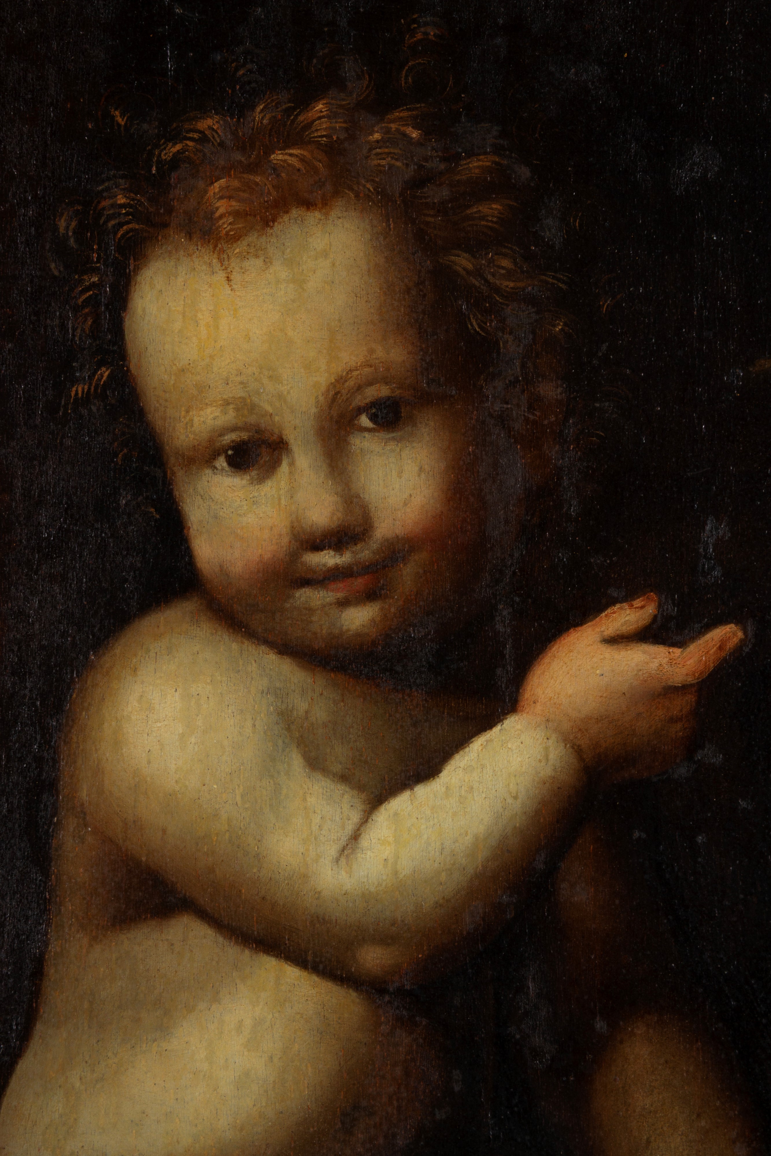 Autore sconosciuto, Bambin Gesù – Dipinto olio su tavola