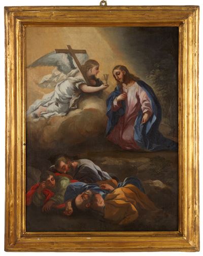 Dipinto, Orazione nell’orto degli ulivi, olio su tela (seconda metà del XVII secolo)
