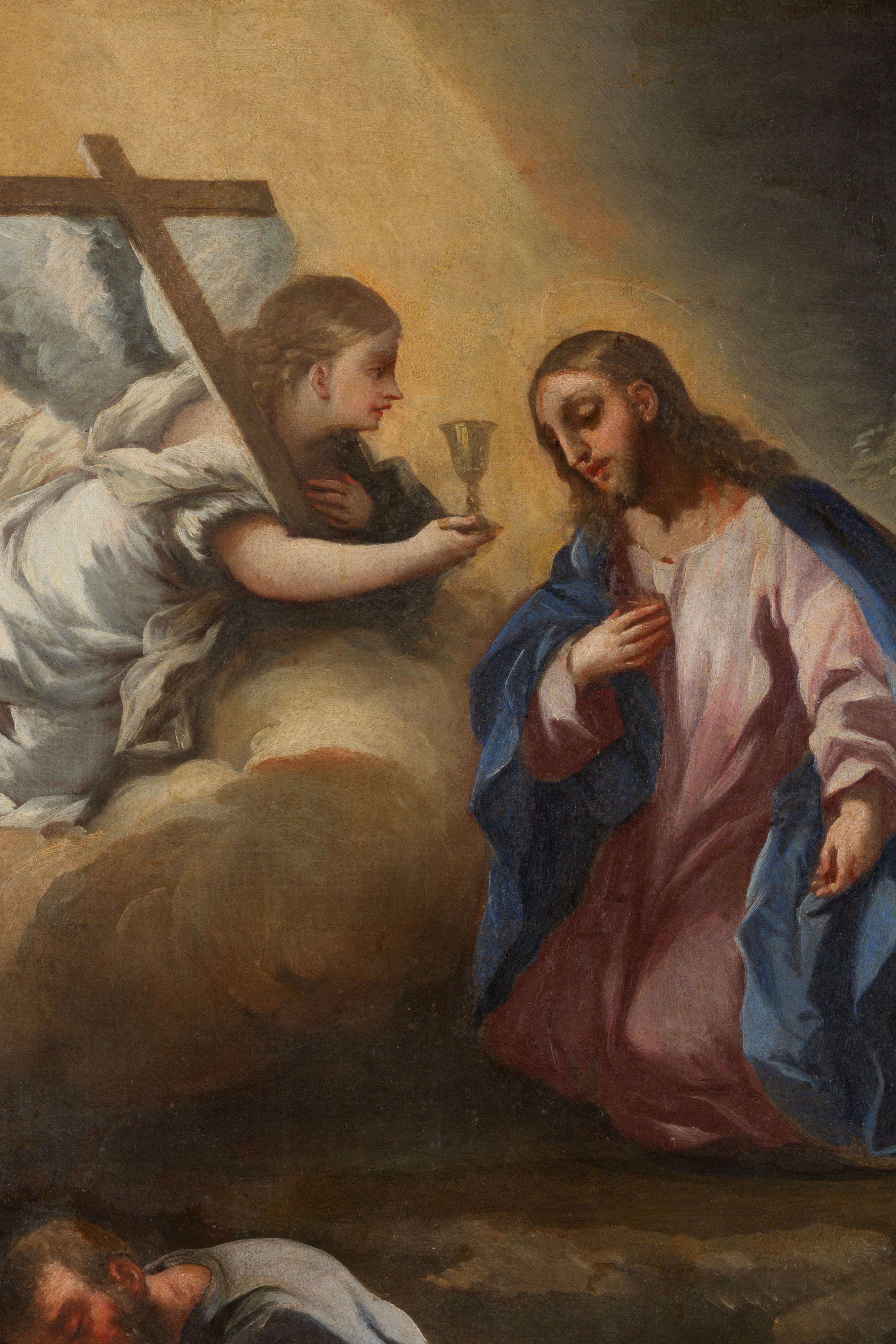 Dipinto, Orazione nell’orto degli ulivi, olio su tela (seconda metà del XVII secolo)