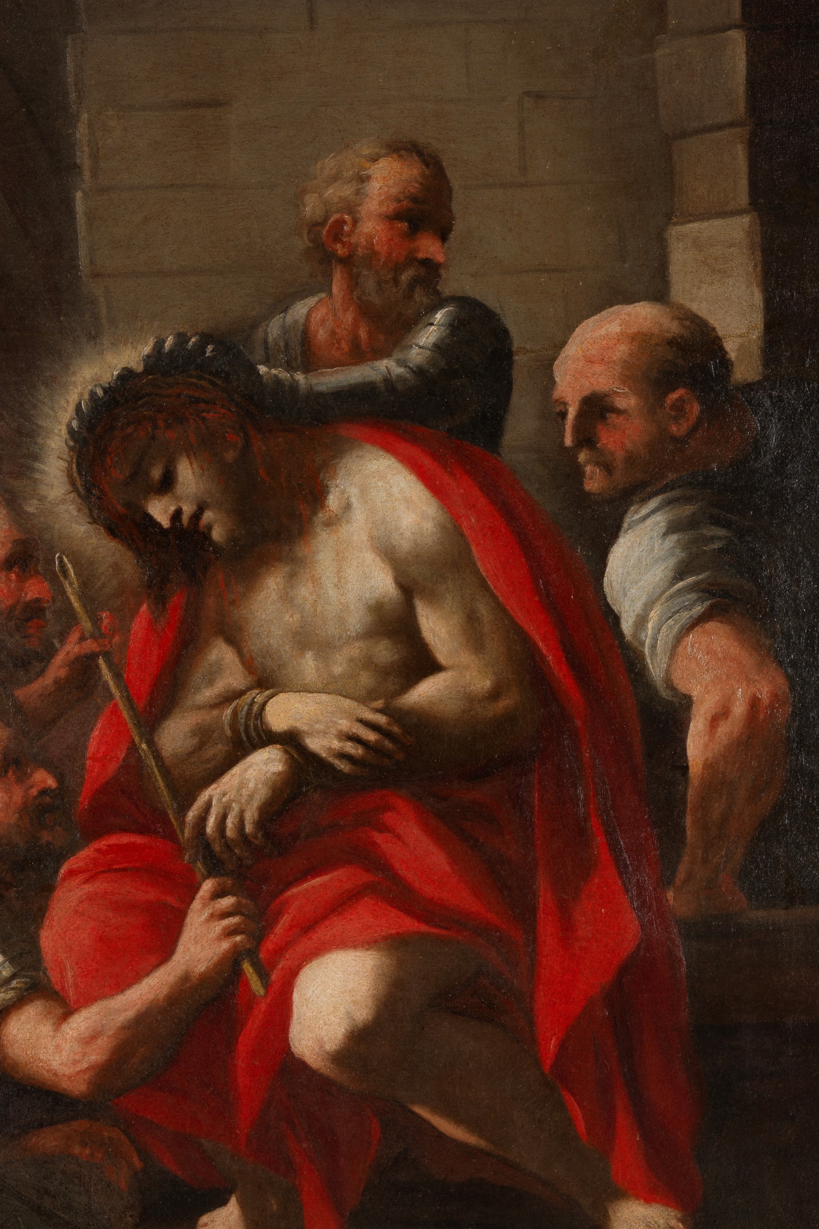 Dipinto, Incoronazione di spine, olio su tela (XVII secolo)