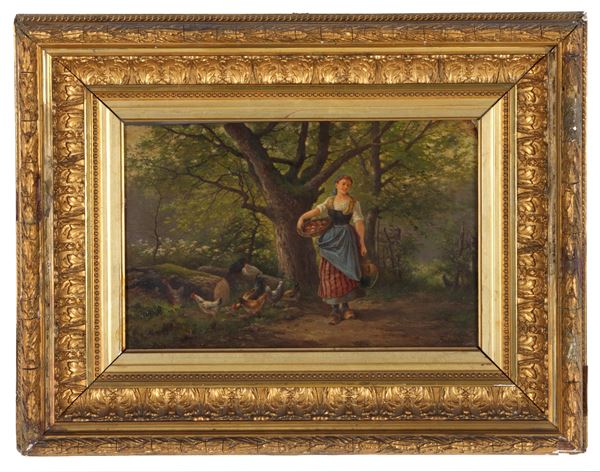 Painting "PEASANT WOMAN"