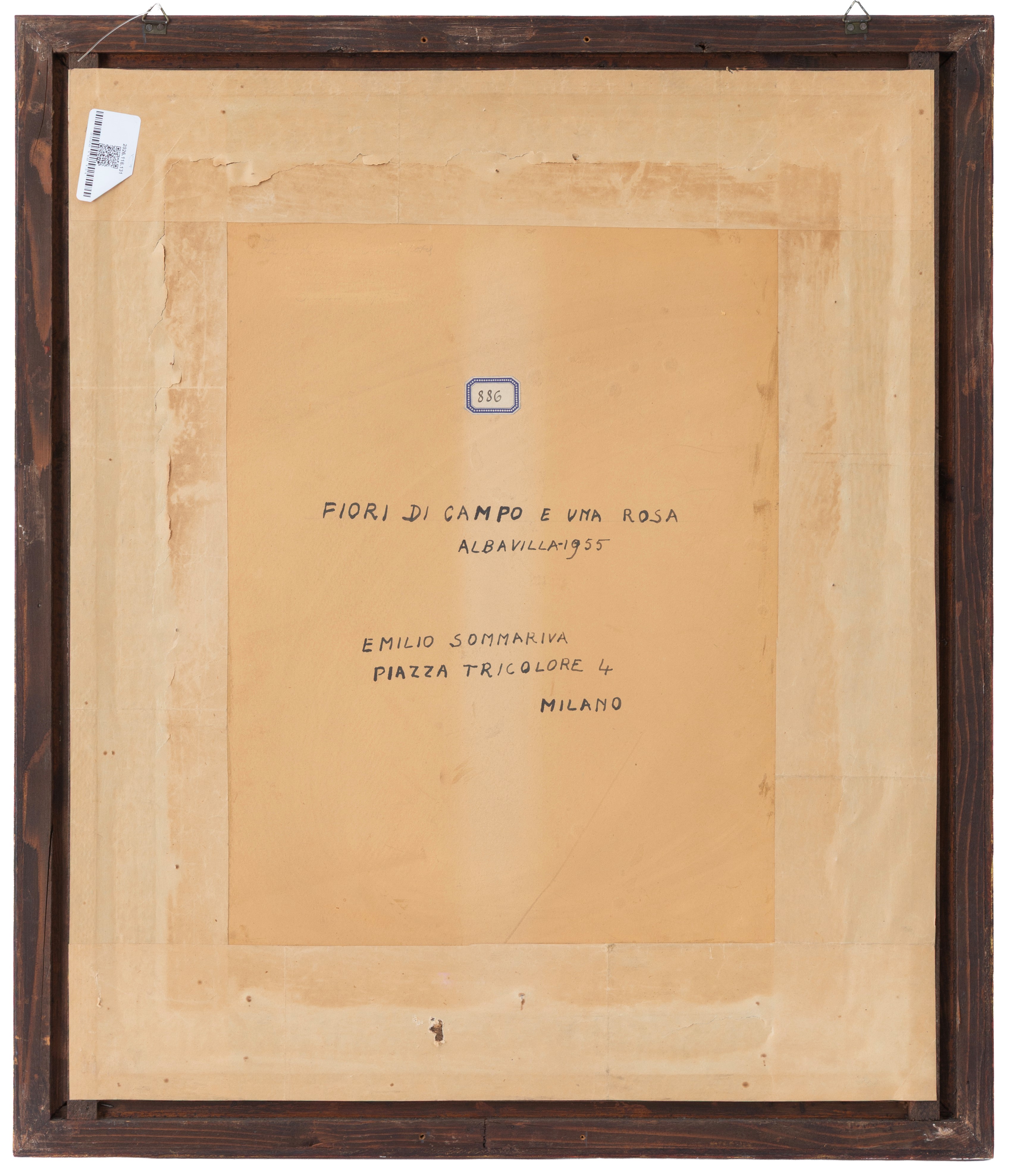 Emilio Sommariva - Dipinto "vaso di Fiore"